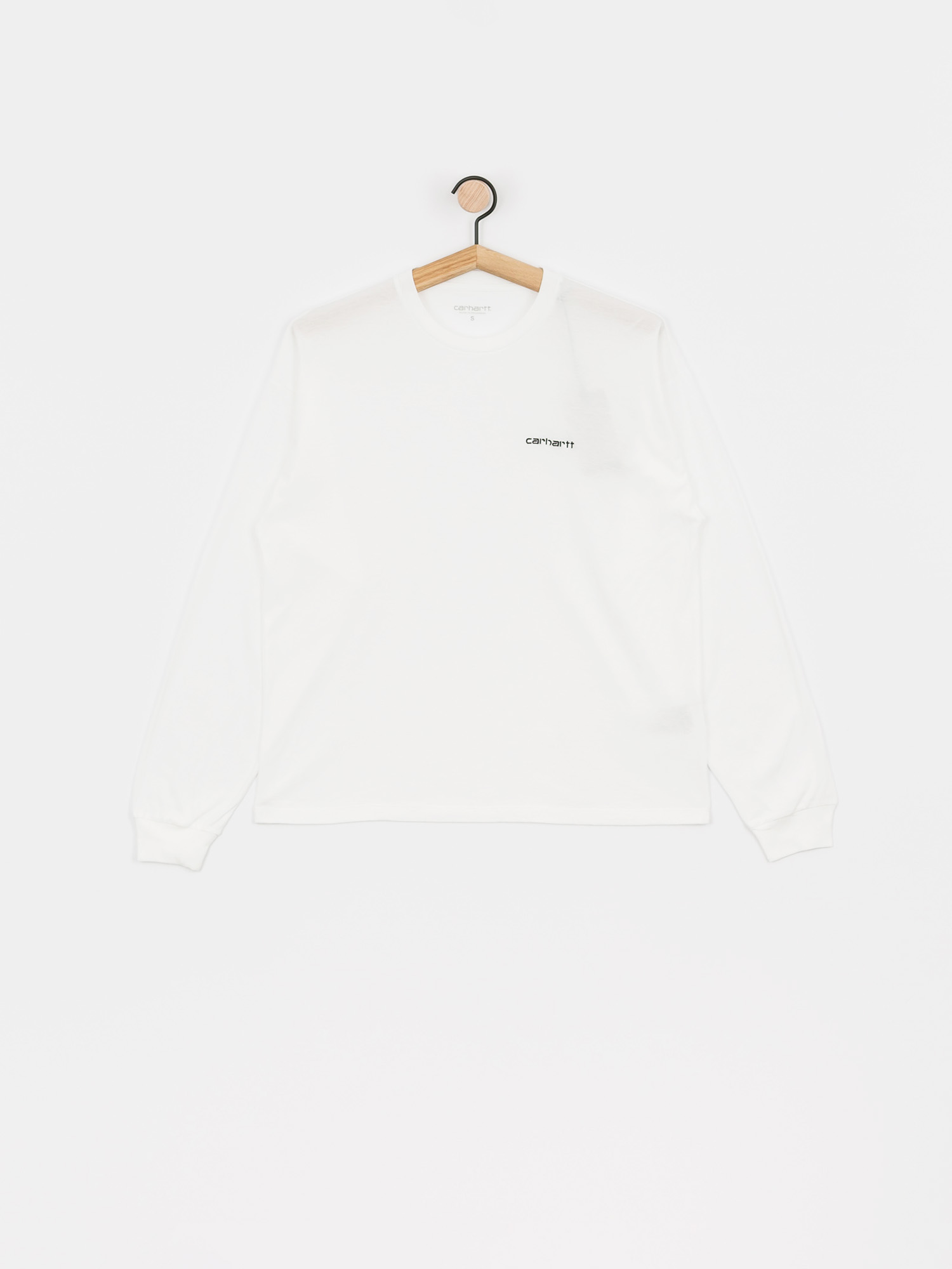 Longsleeve Carhartt WIP Script Embroidery Wmn (white/black)