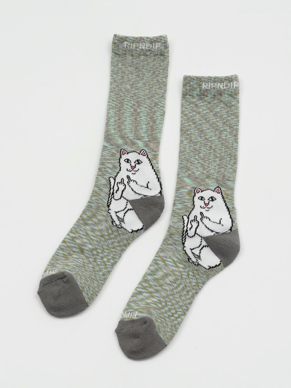 Skarpetki RipNDip Lord Nermal (grey speckle)