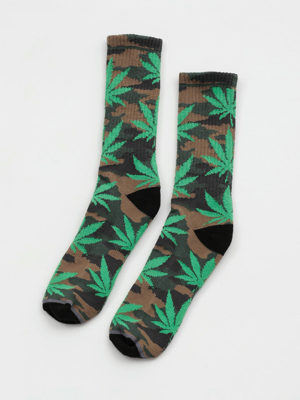 Skarpetki HUF Plantlife Pop Camo (black)