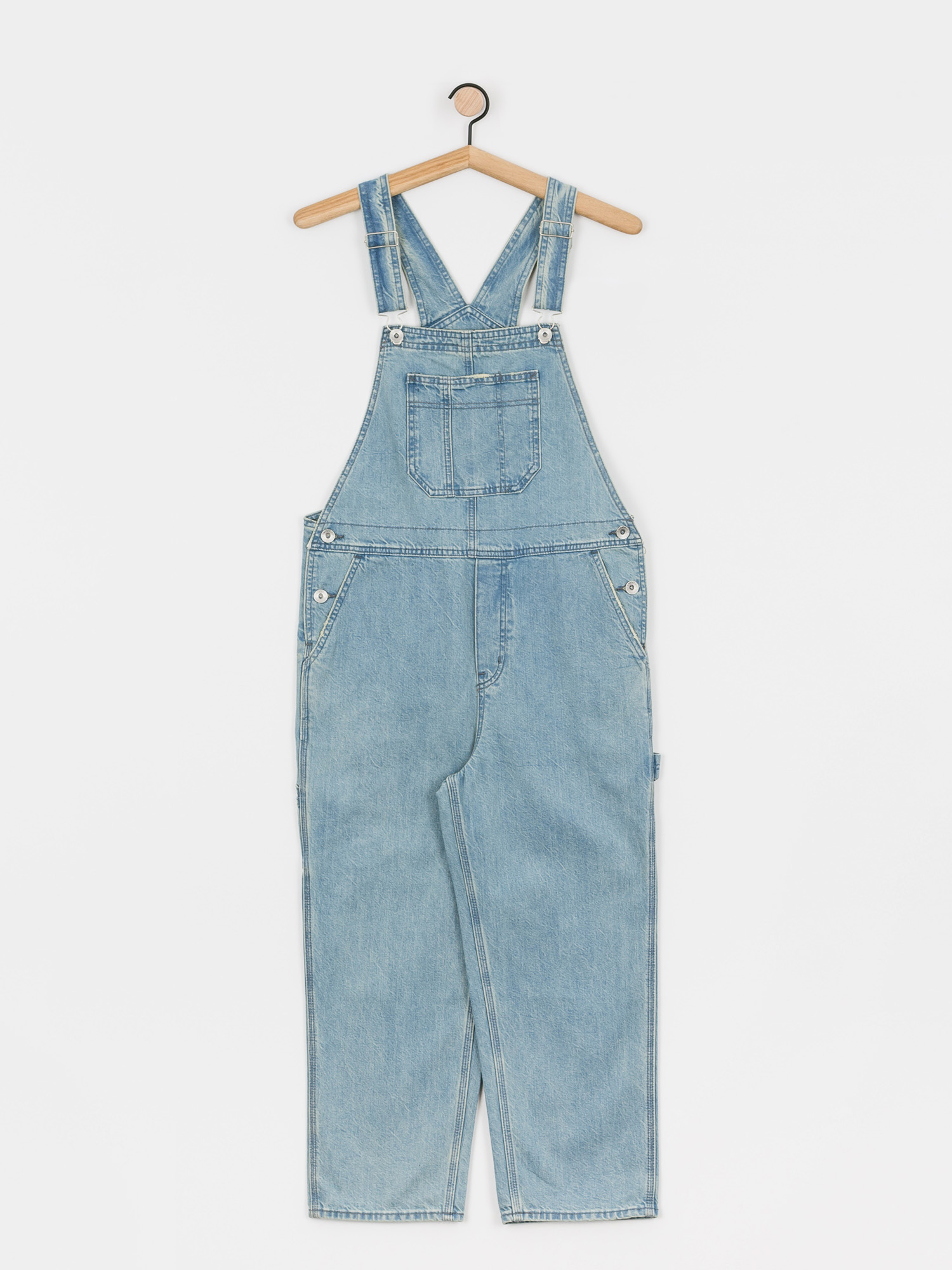 Spodnie Brixton Christina Crop Overall Wmn (faded indigo)