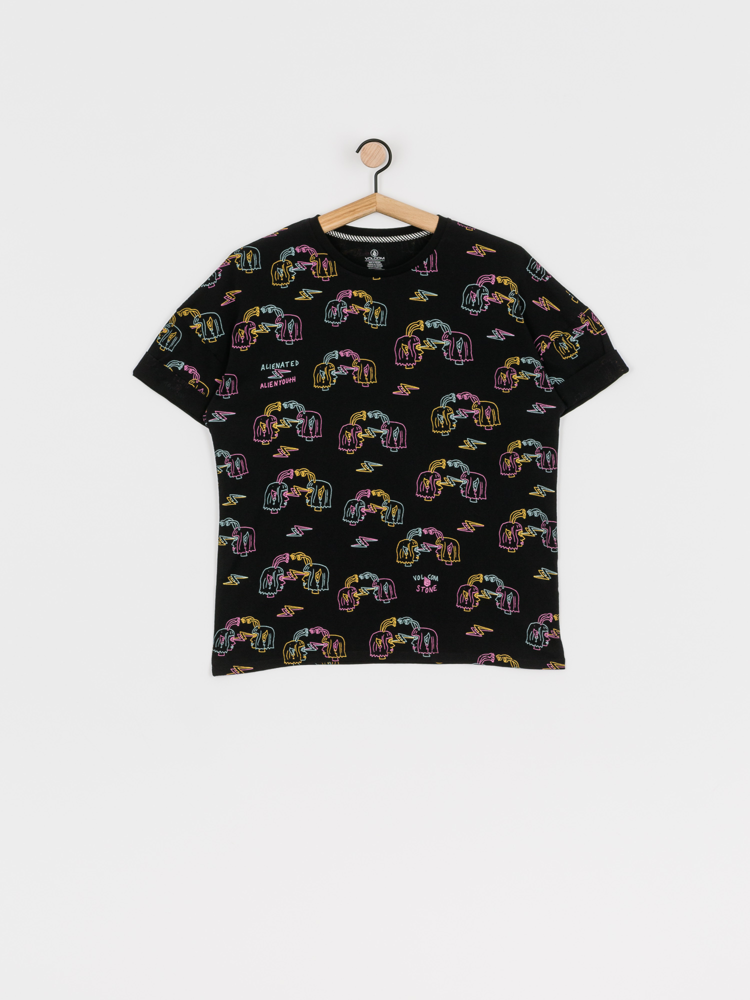T-shirt Volcom Ozzy Alien Wmn (black)