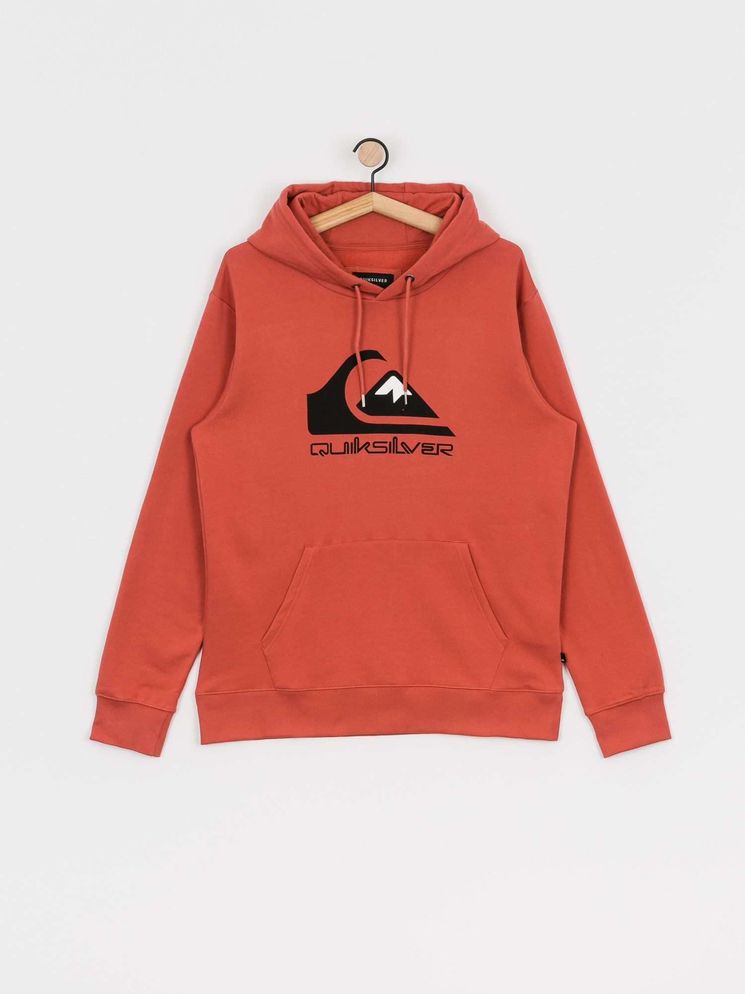 Bluza z kapturem Quiksilver Comp Logo Screen HD (redwood)