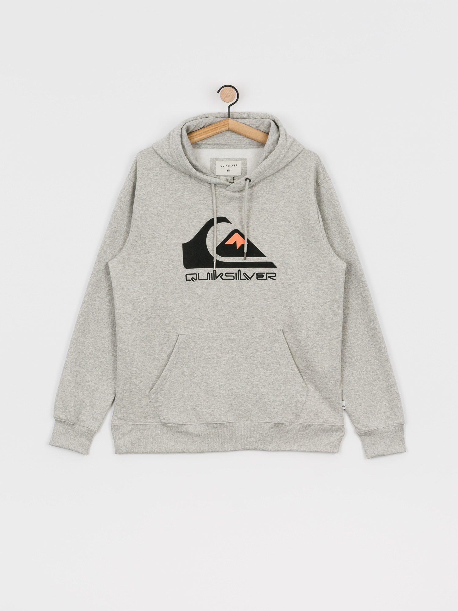 Bluza z kapturem Quiksilver Comp Logo Screen HD (athletic heather)