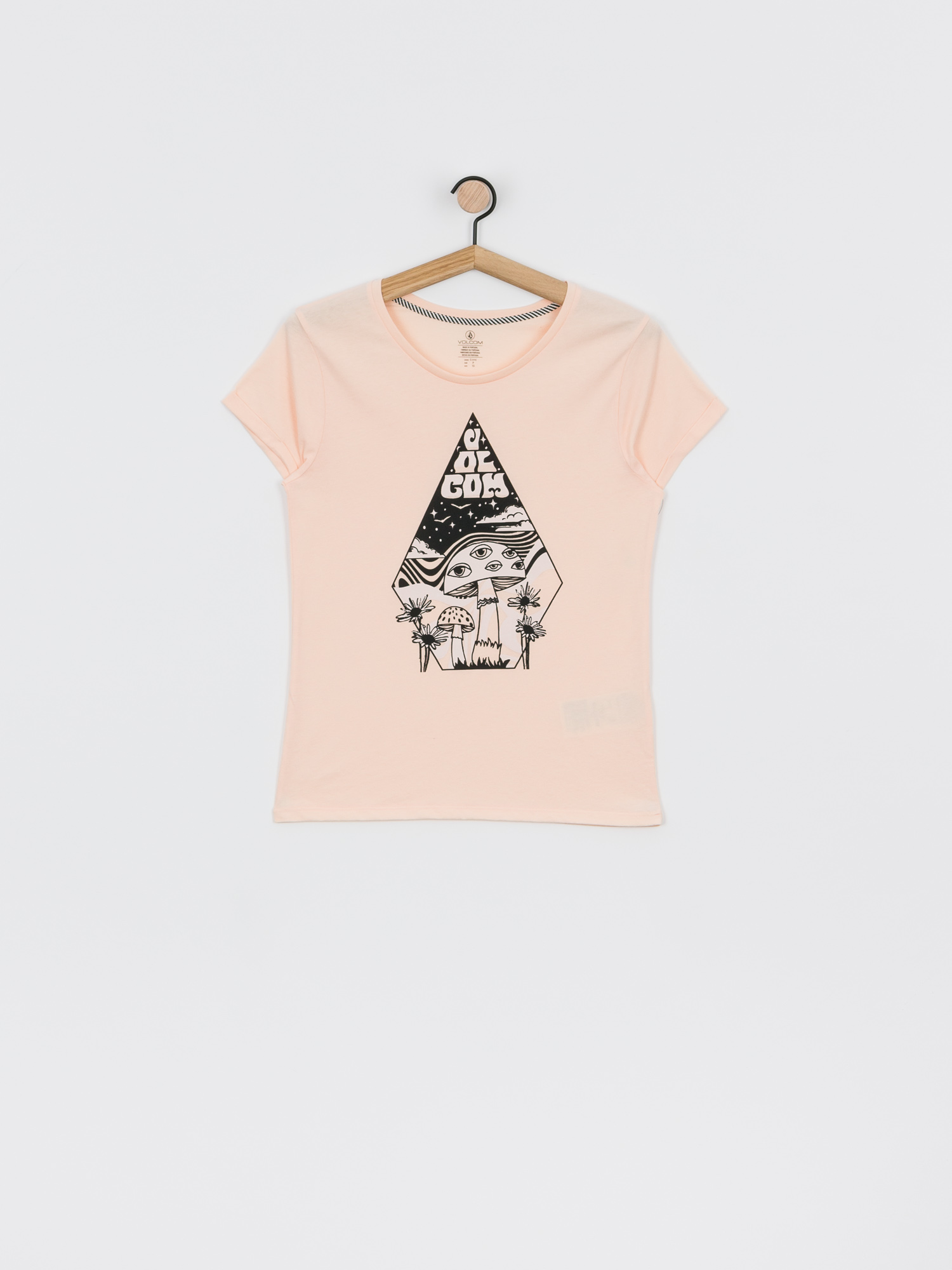 T-shirt Volcom Radical Daze Wmn (light peach)