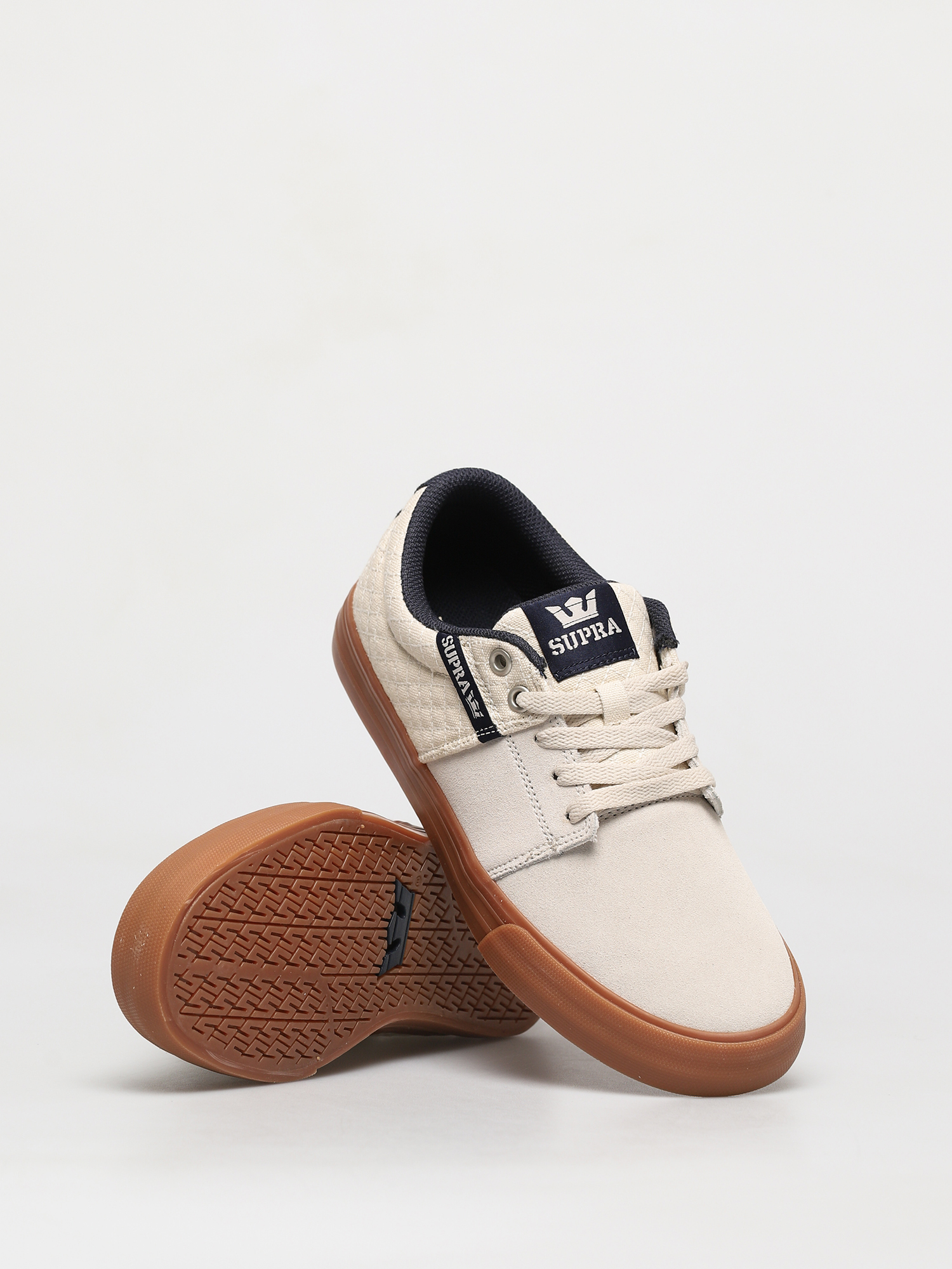 Buty Supra Stacks Vulc II (bone/navy gum)