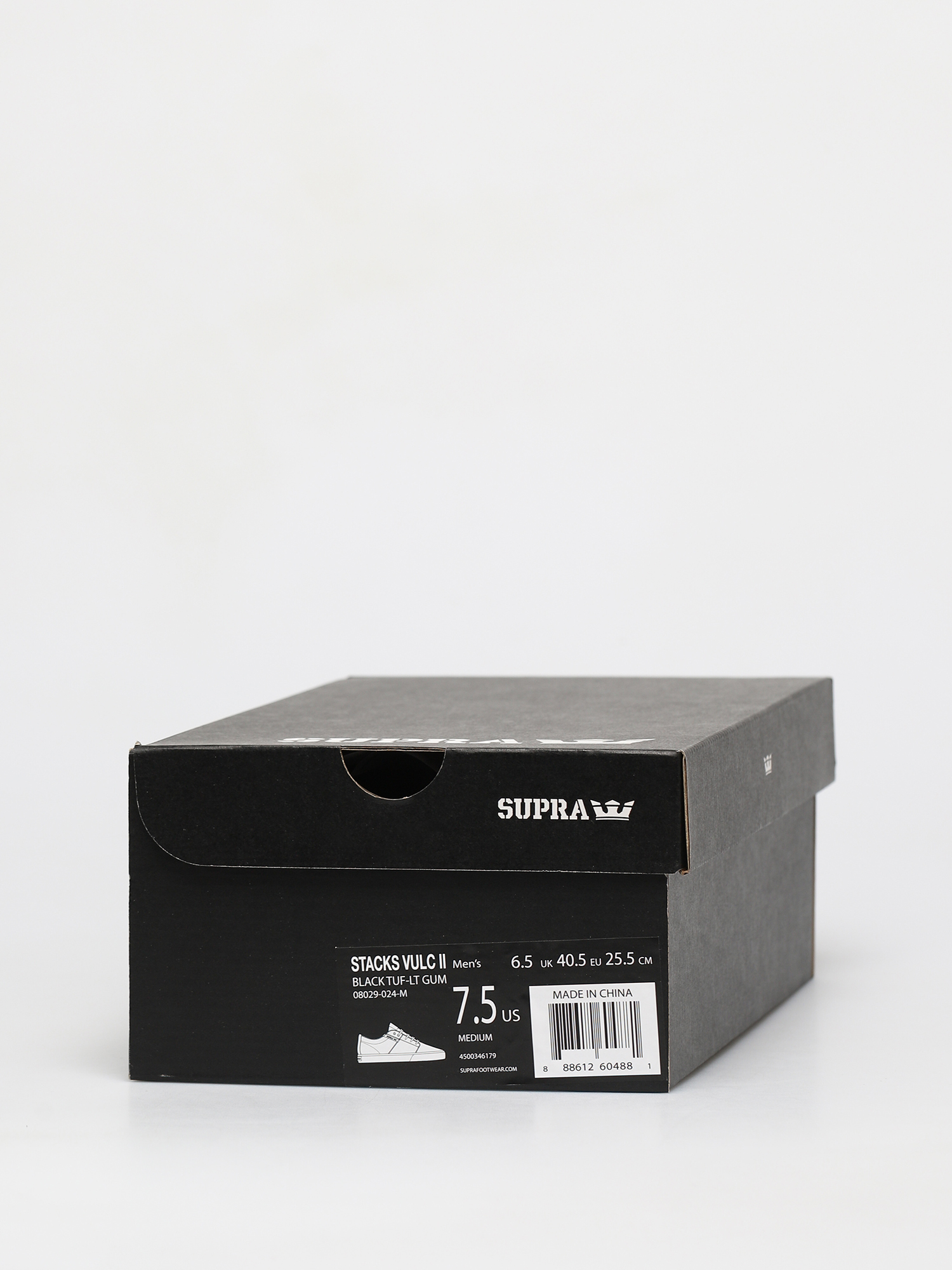 Buty Supra Stacks Vulc II (black tuf lt gum)