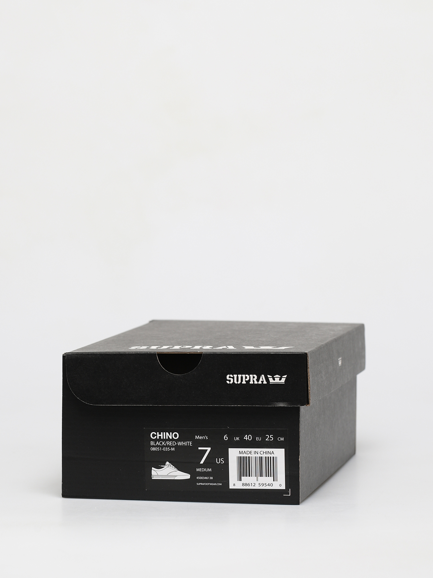 Buty Supra Chino (black/red white)