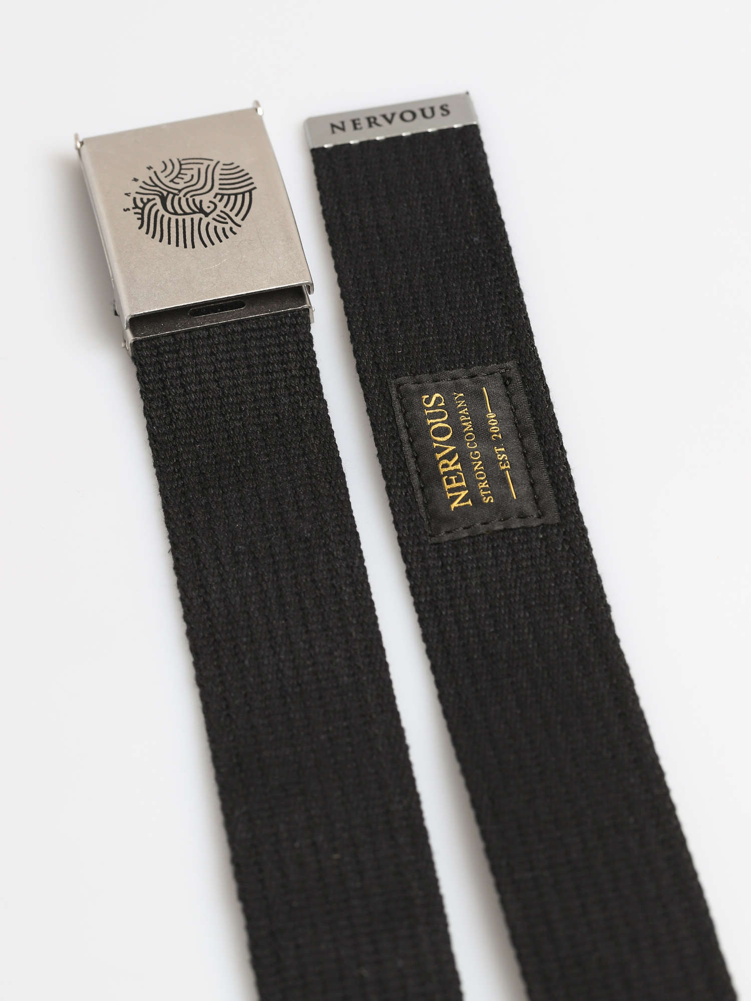 Pasek Nervous Ribbons (black/silver)