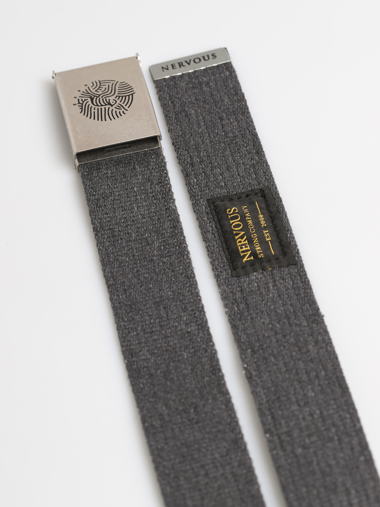 Pasek Nervous Ribbons (grey)