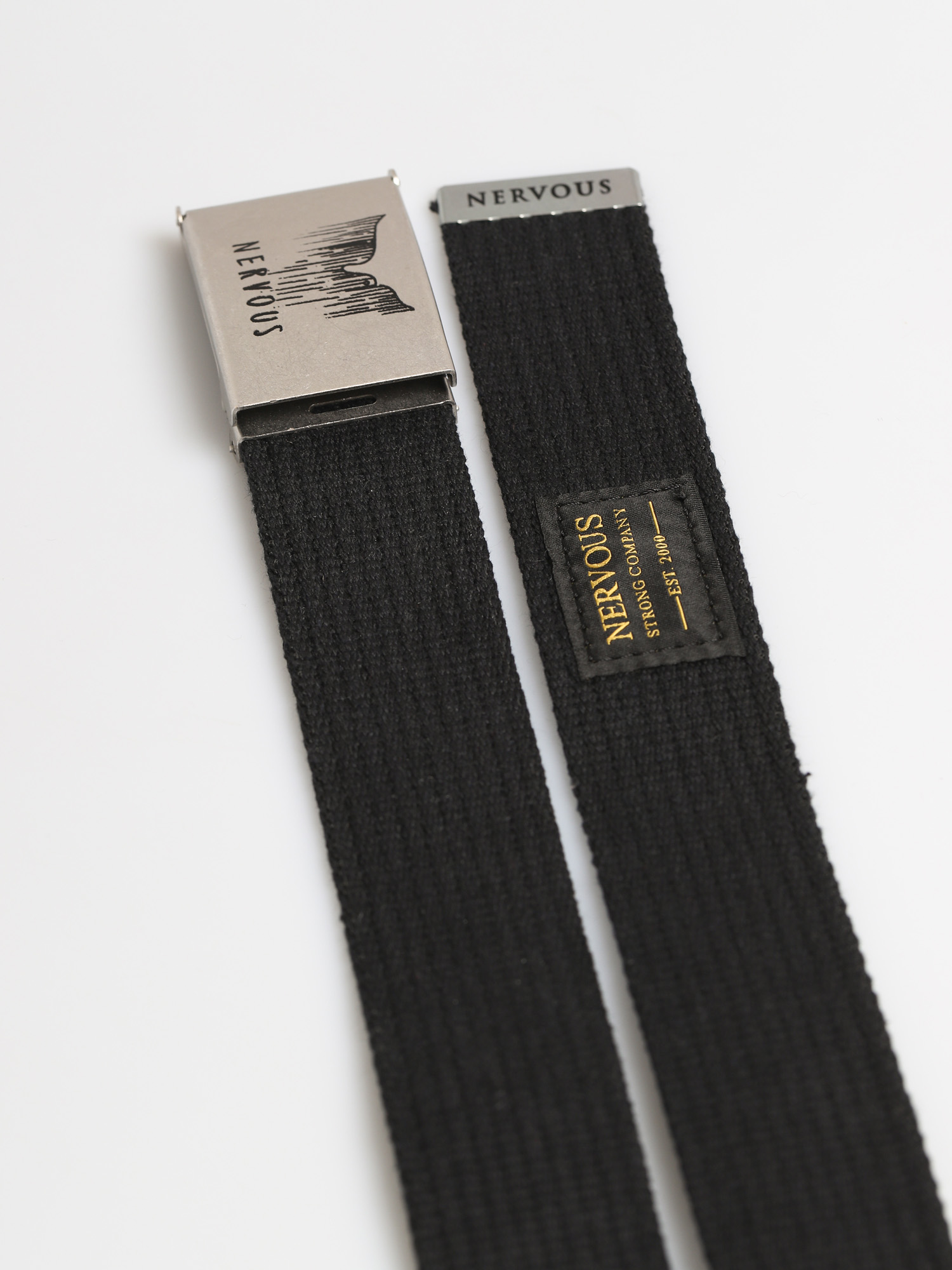 Pasek Nervous Spill (black/silver)