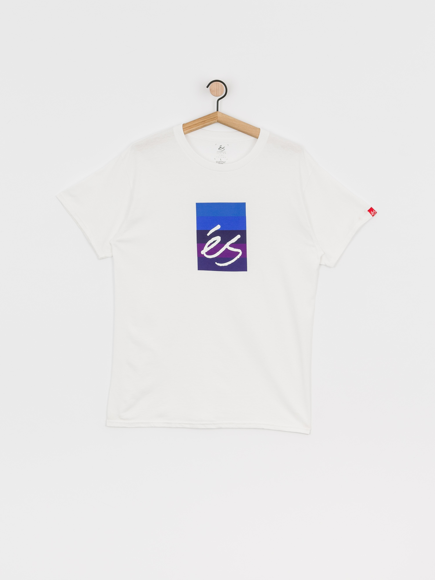 T-shirt eS Block Gradient (white/purple)