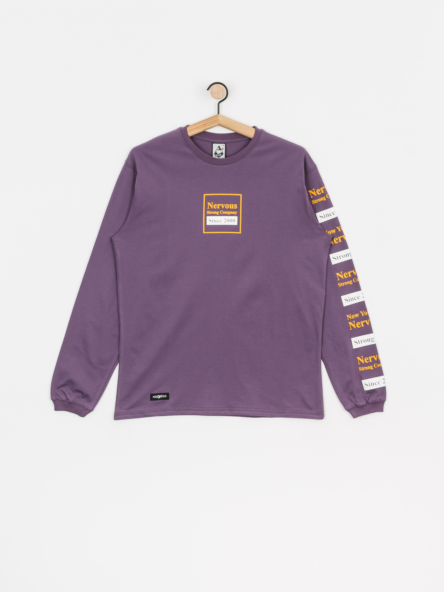 Longsleeve Nervous Repeat (grape)