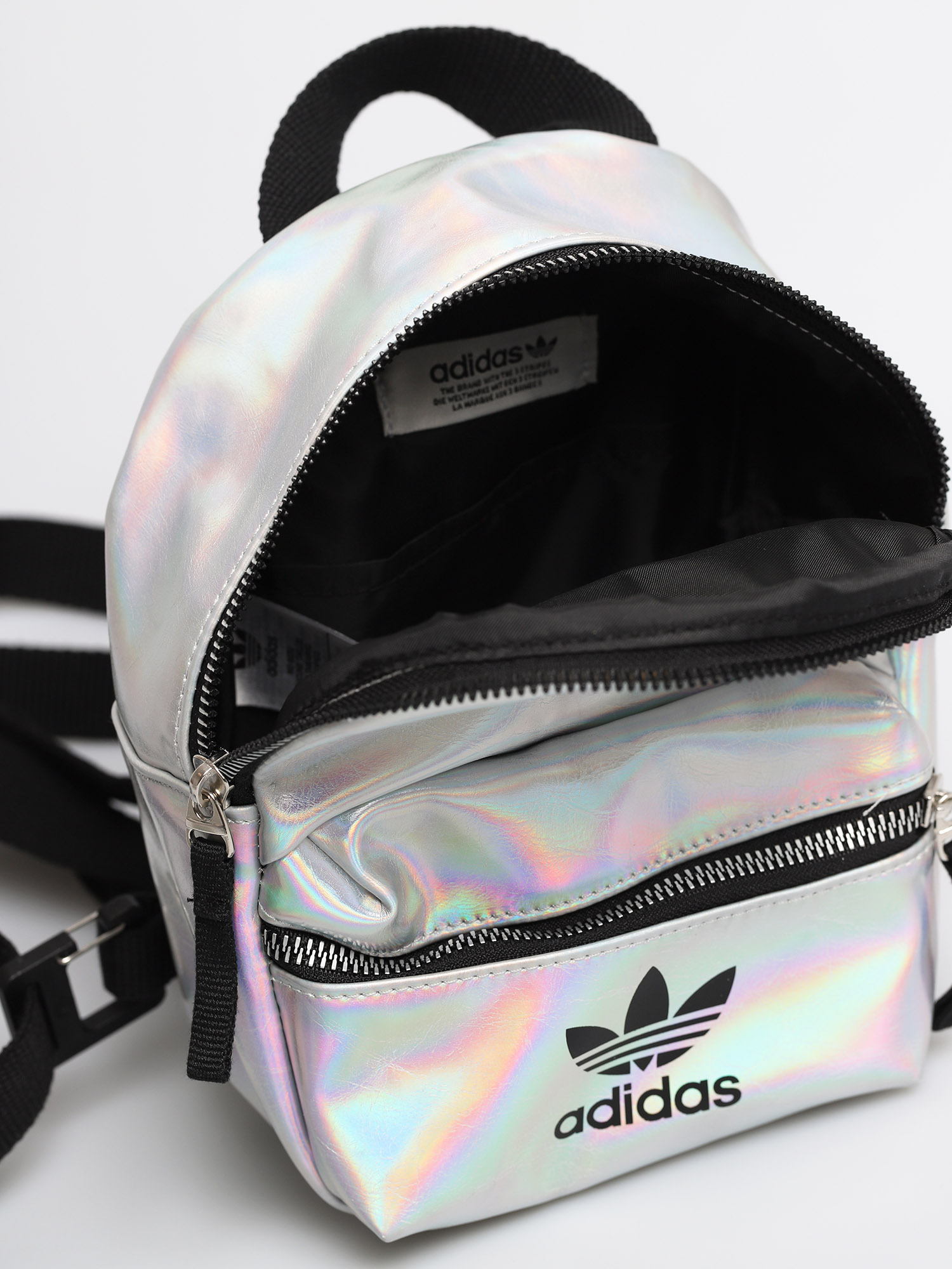 Plecak adidas Originals Bp Mini Pu Wmn (silver met/iridescent)