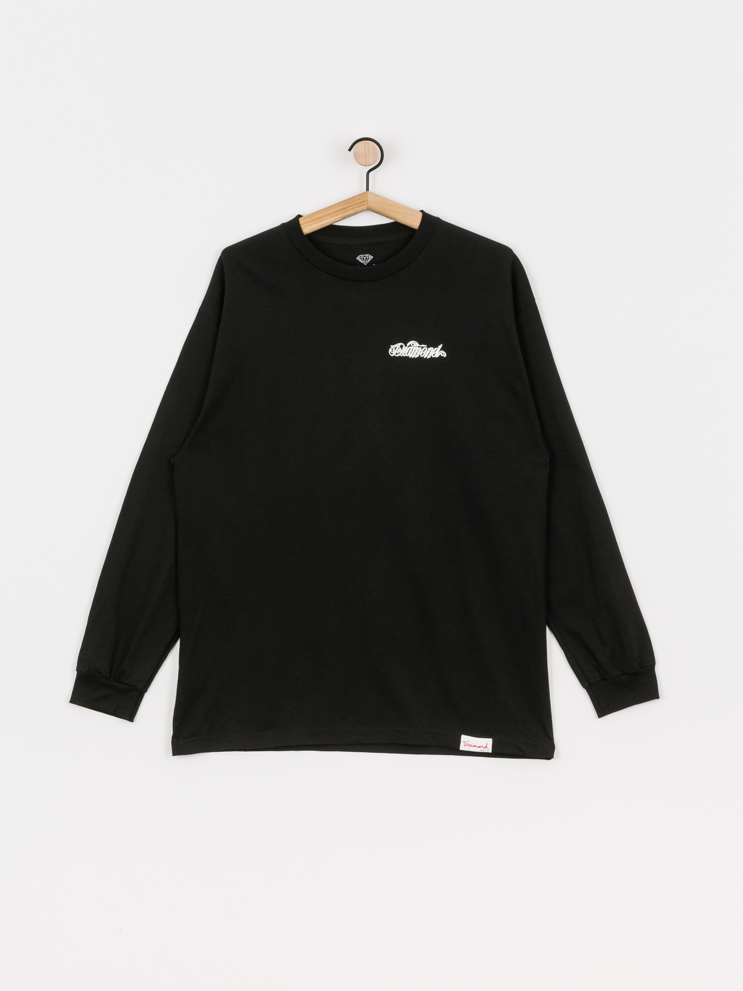 Longsleeve Diamond Supply Co. Giant Script Blossom (black)