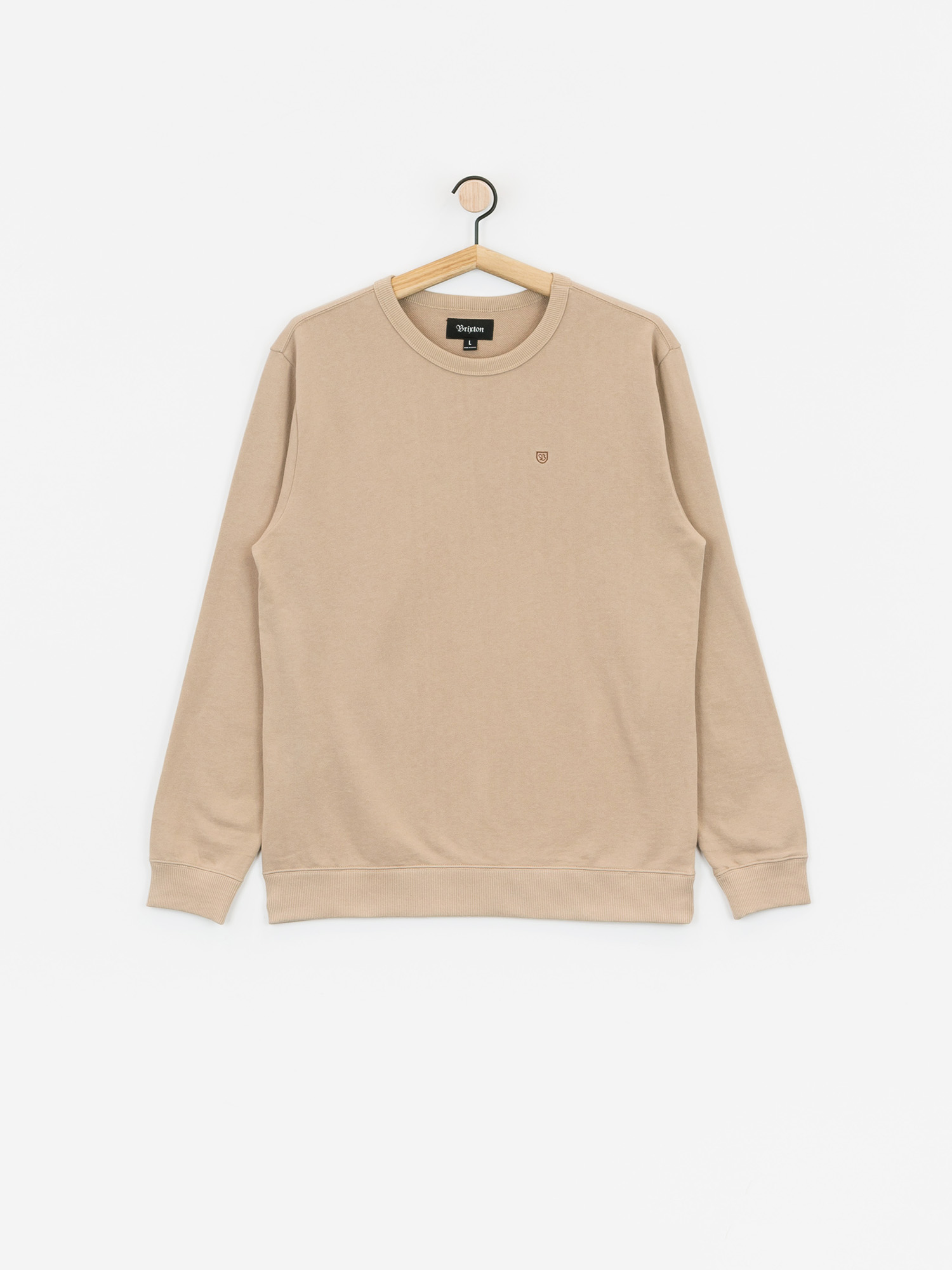 Bluza Brixton B Shield Ft Crew (light khaki)