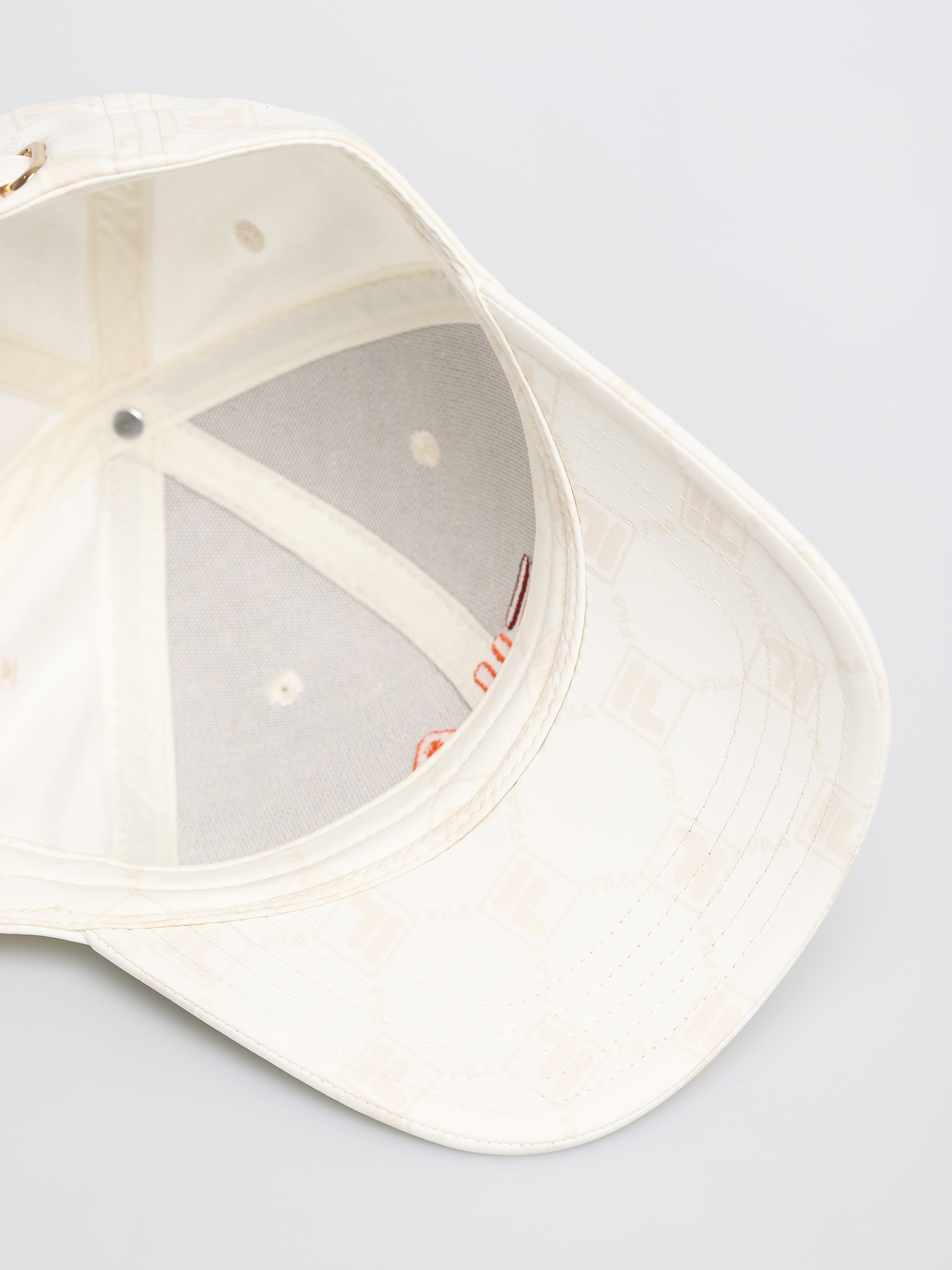Czapka z daszkiem Fila 6 Panel Cap Leniar Logo ZD (eggnog)