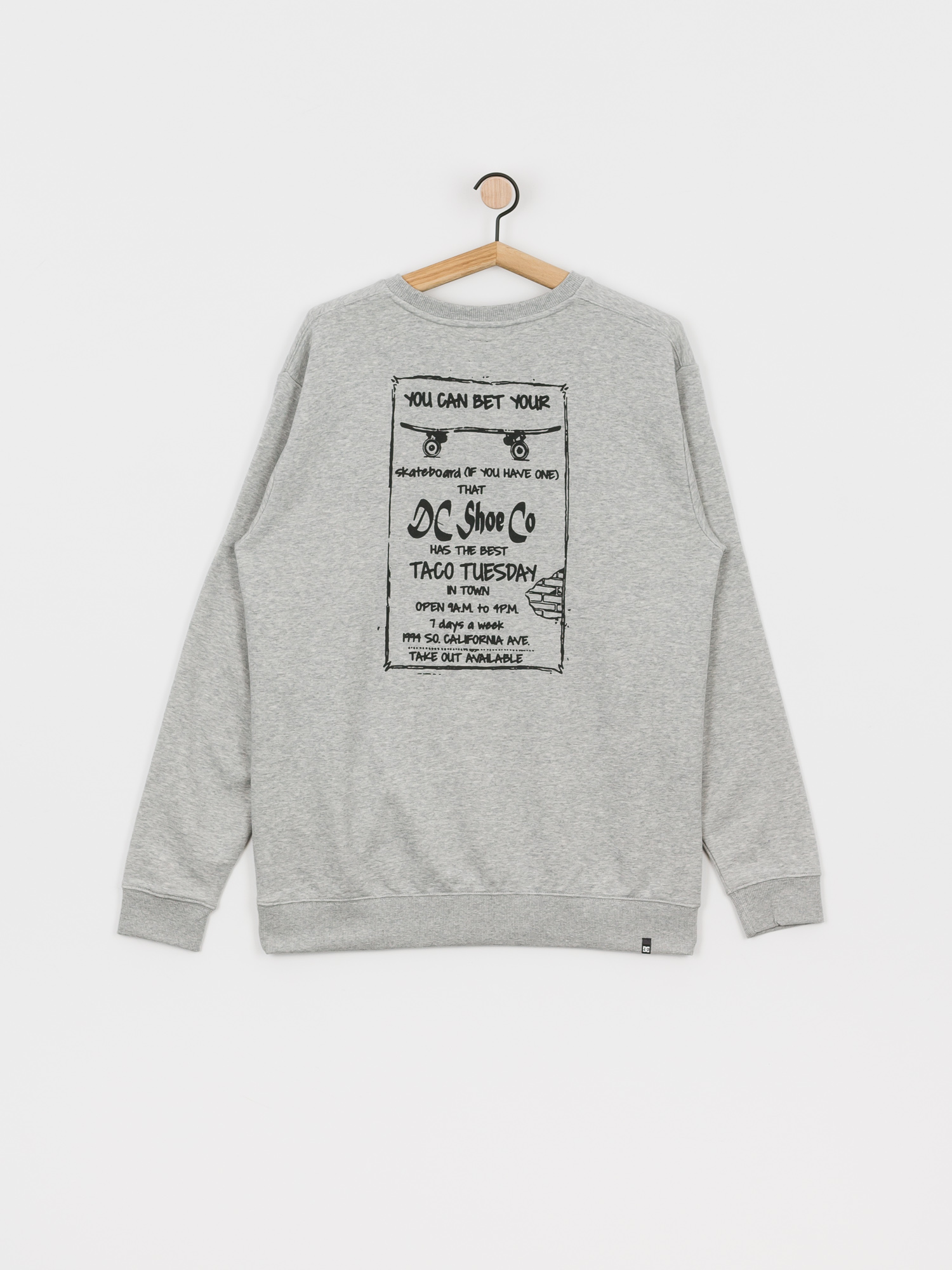 Bluza DC Taco Tuesday (grey heather)