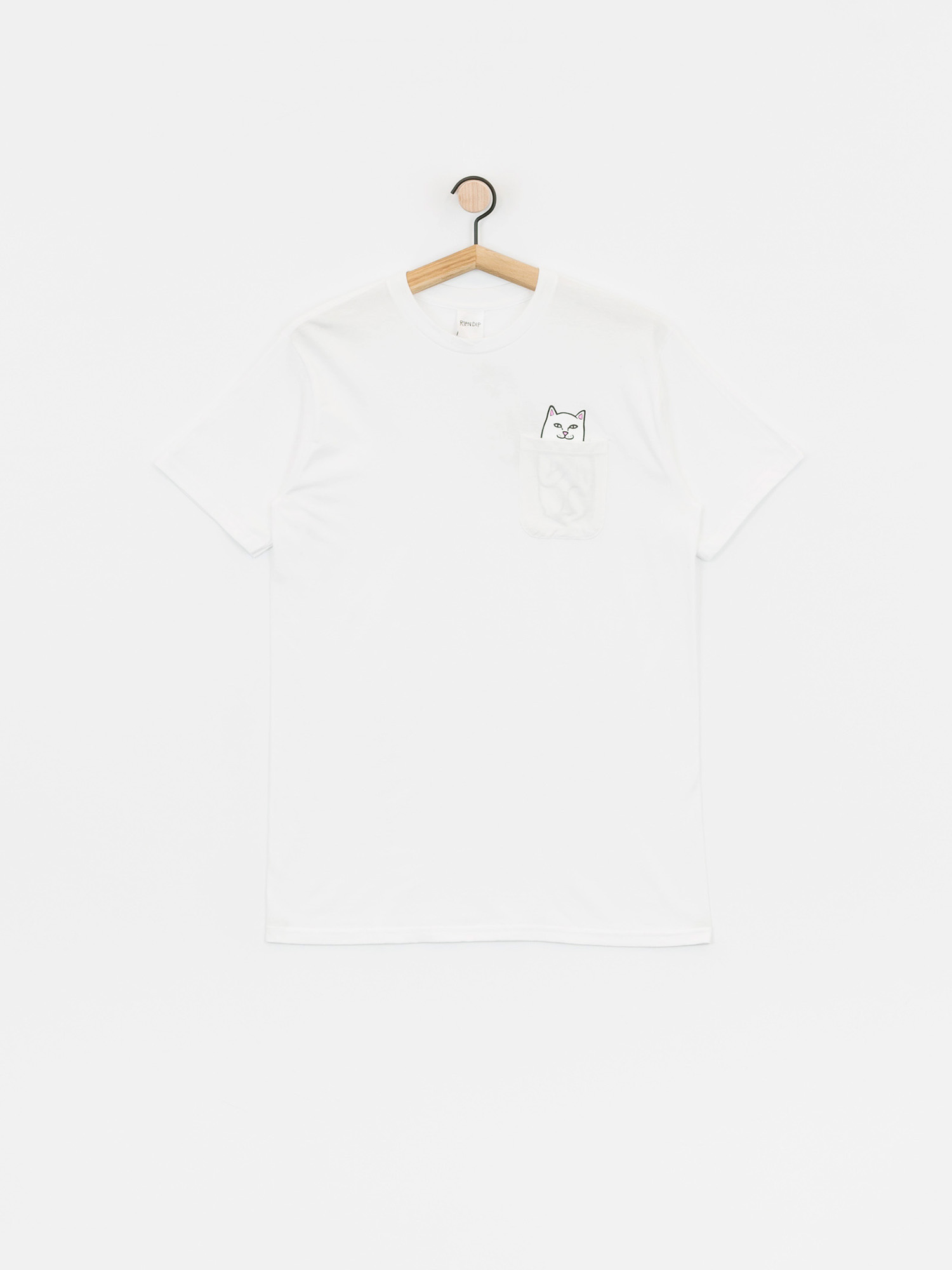 T-shirt RipNDip Lord Nermal Pocket (white)