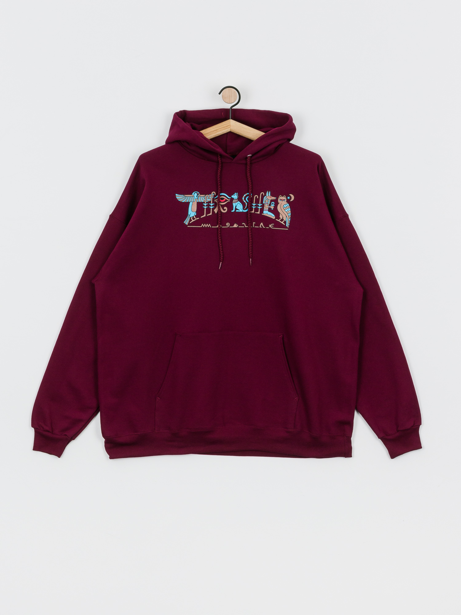 Bluza z kapturem Thrasher Hieroglyphic HD (maroon)