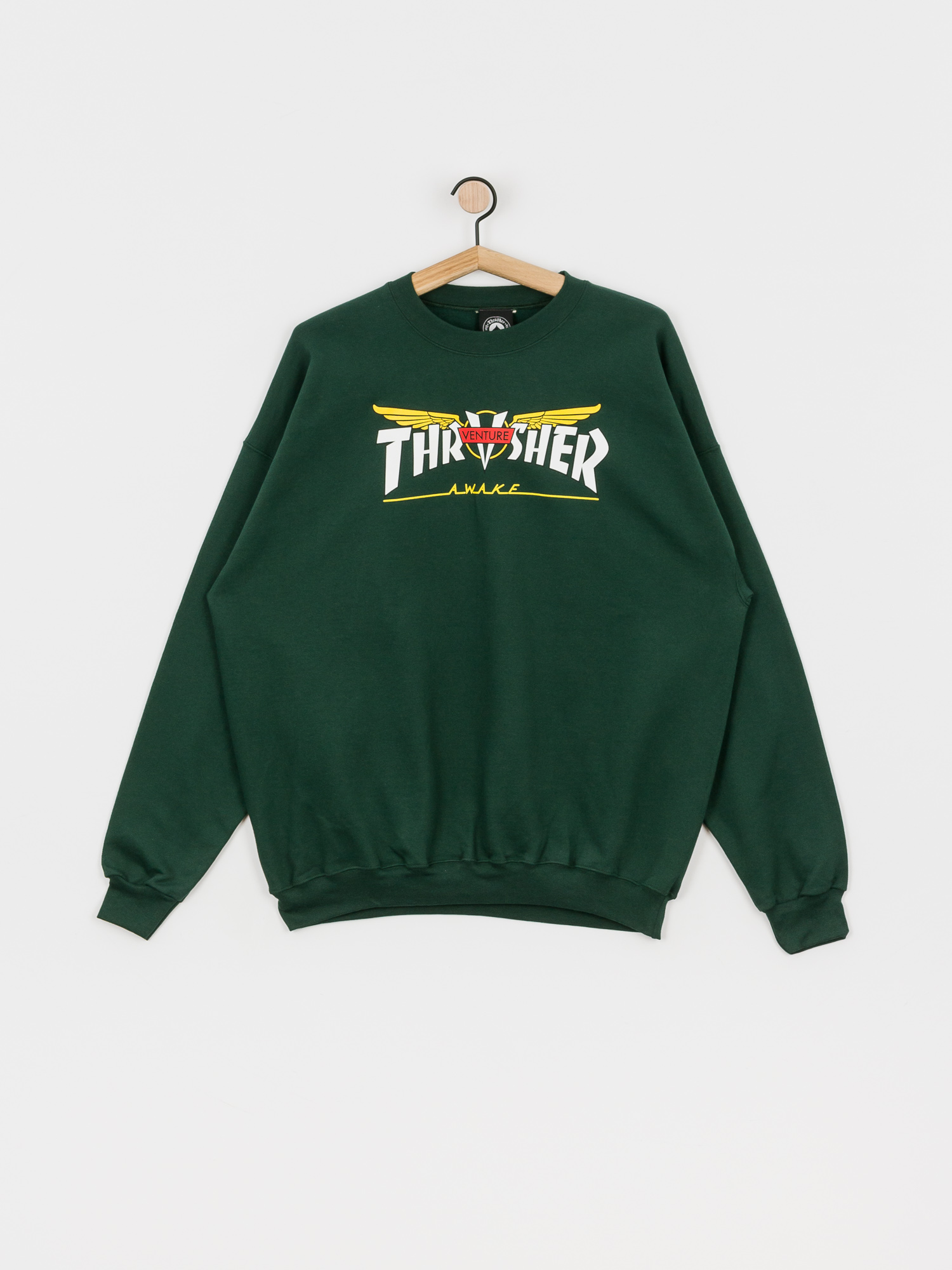 Bluza Thrasher Venture Collab (green)