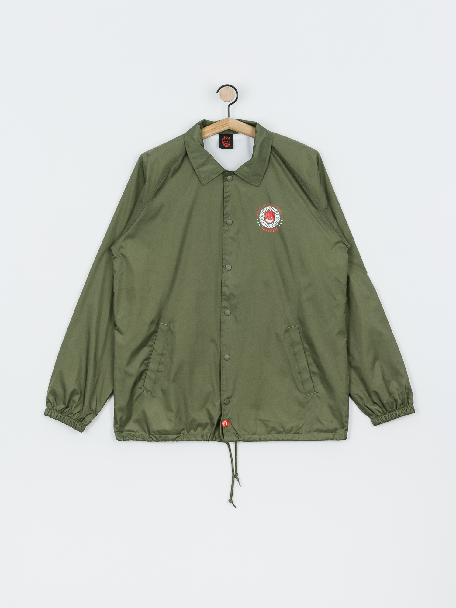 Kurtka Spitfire Ktul (army green/red/white)