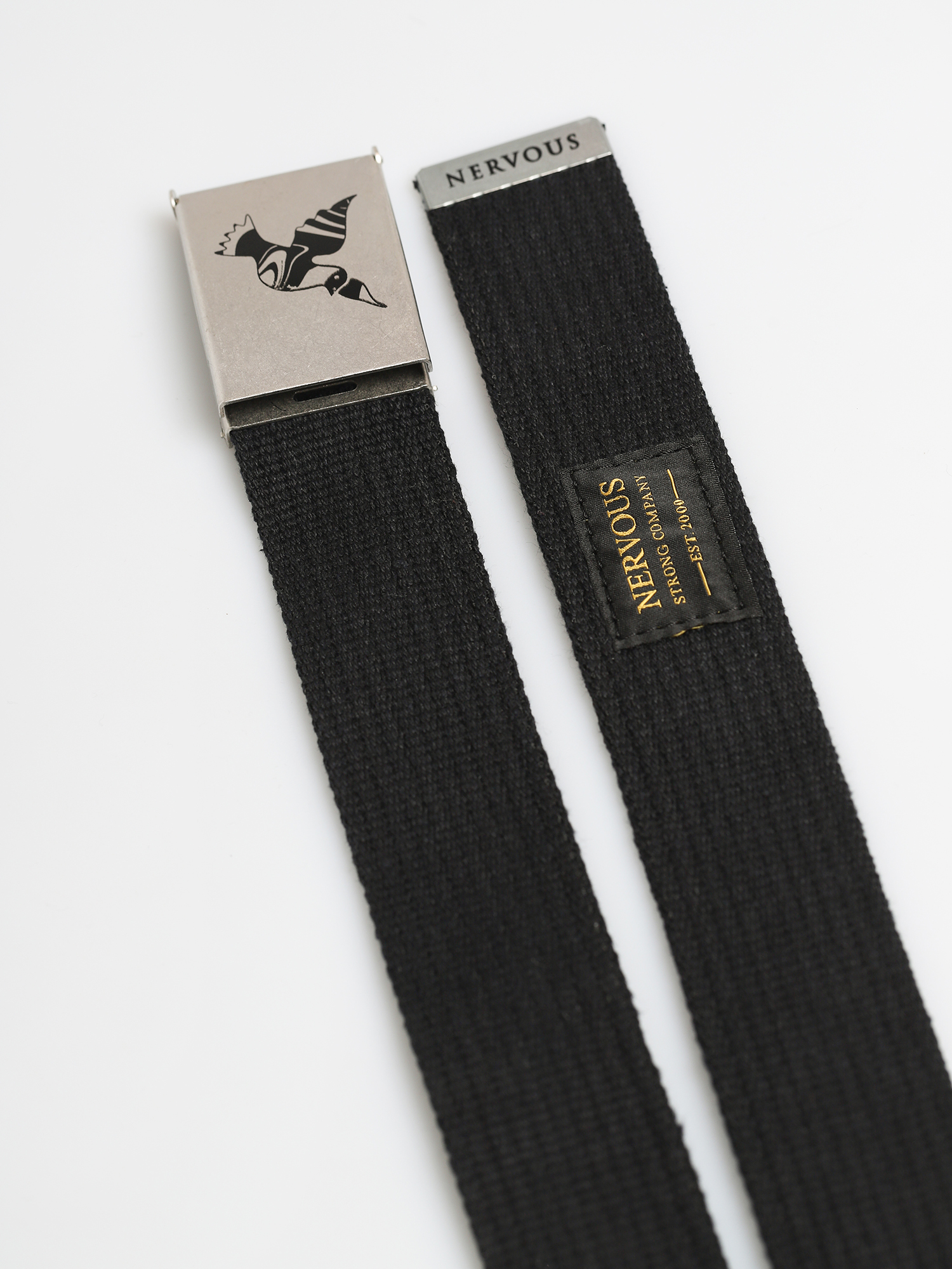Pasek Nervous Icon (black/silver)