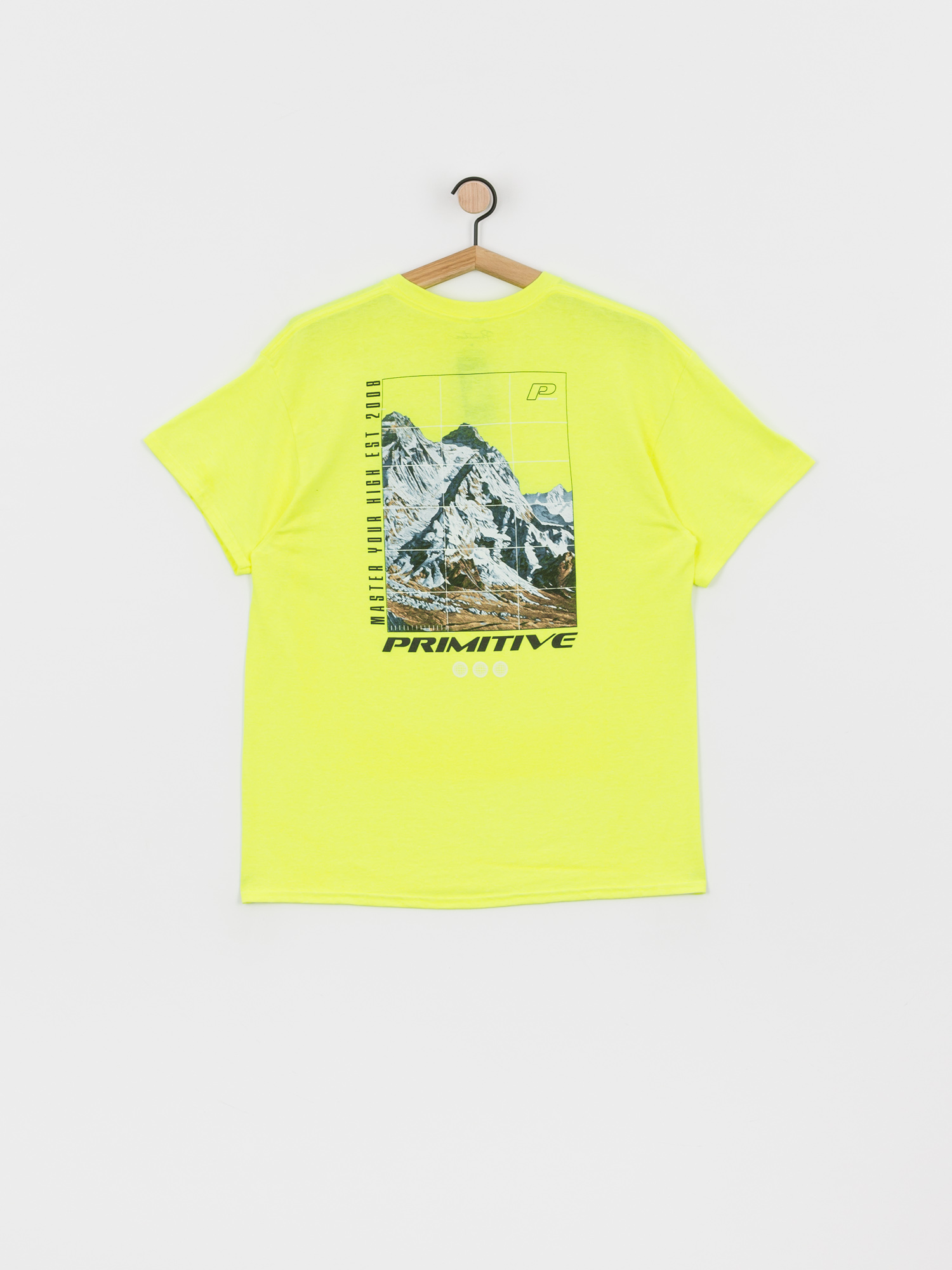 T-shirt Primitive Summit (safty green)
