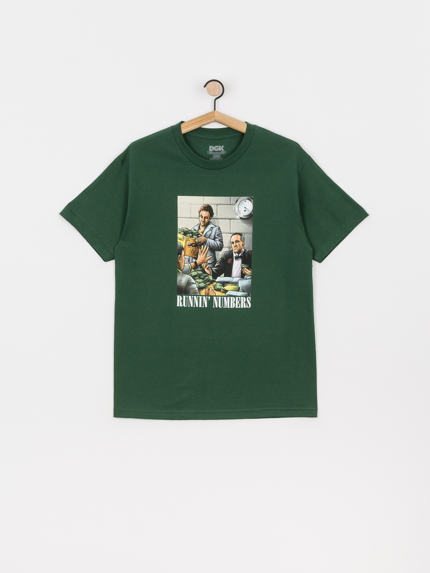 T-shirt DGK Runnin Numbers (forest)