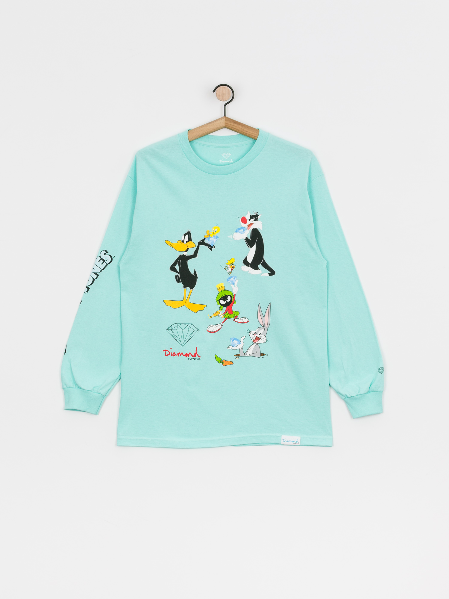 Longsleeve Diamond Supply Co. Looney Tunes (diamond blue)