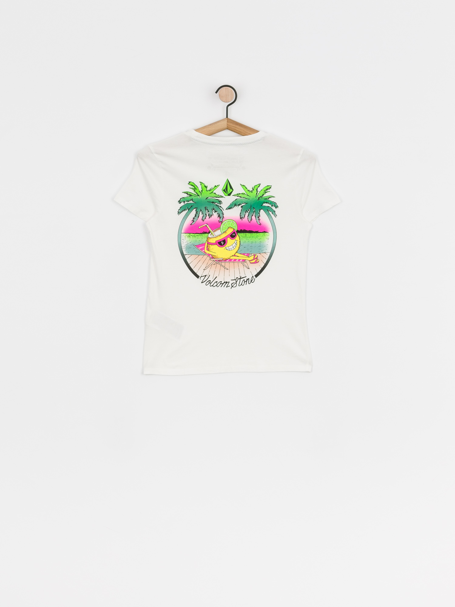 T-shirt Volcom Stoked On Stone Wmn (white)
