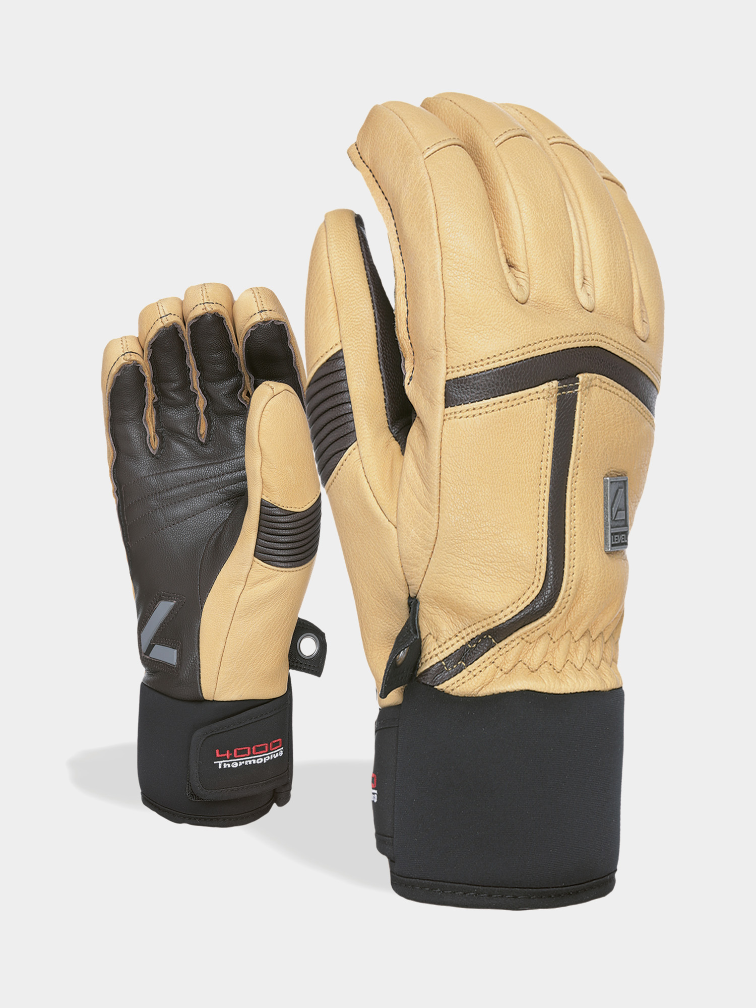 Rękawice Level Off Piste Leather (beige)
