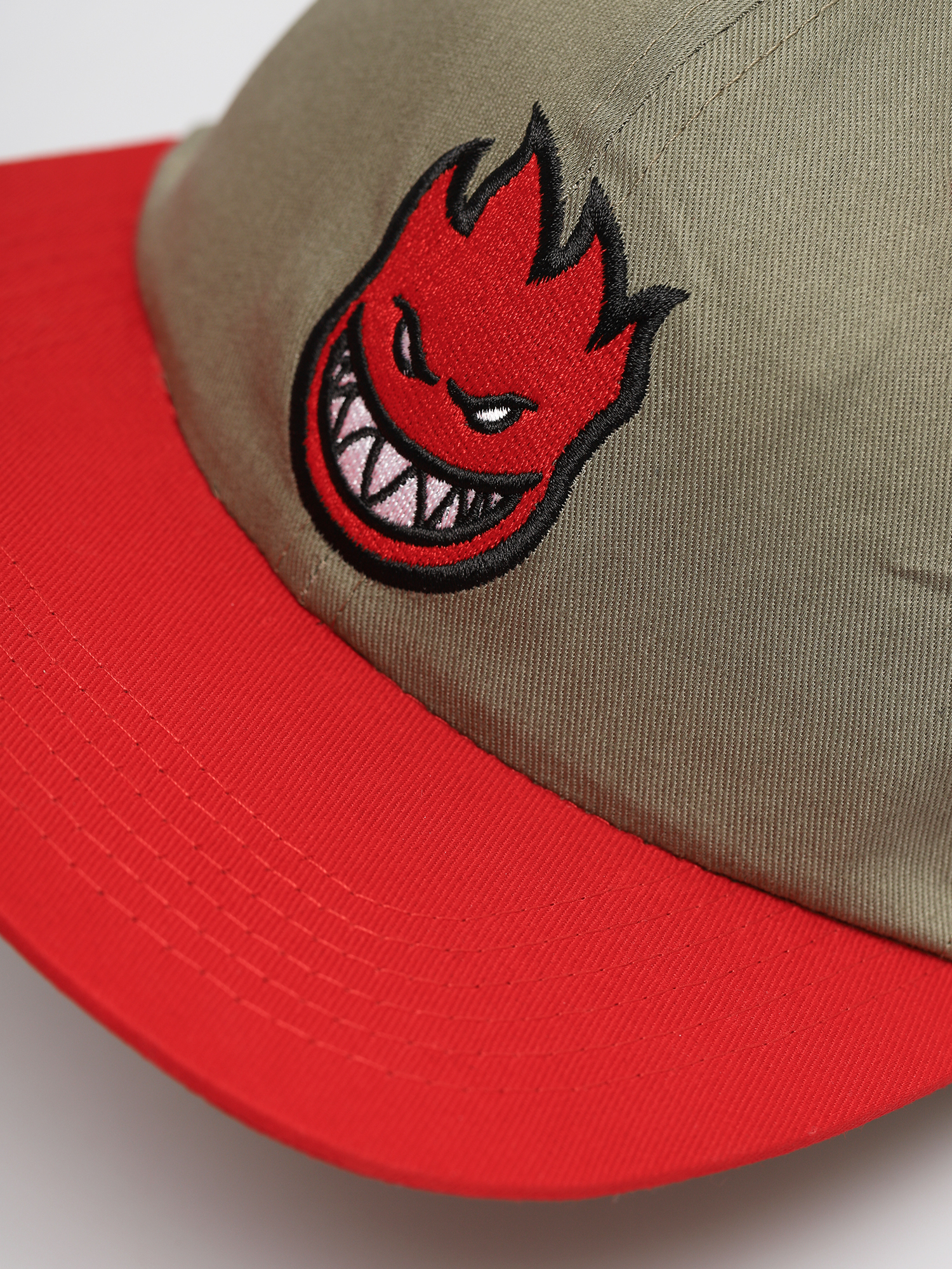 Czapka z daszkiem Spitfire Adj Bh Fill Snap ZD (khaki/red)