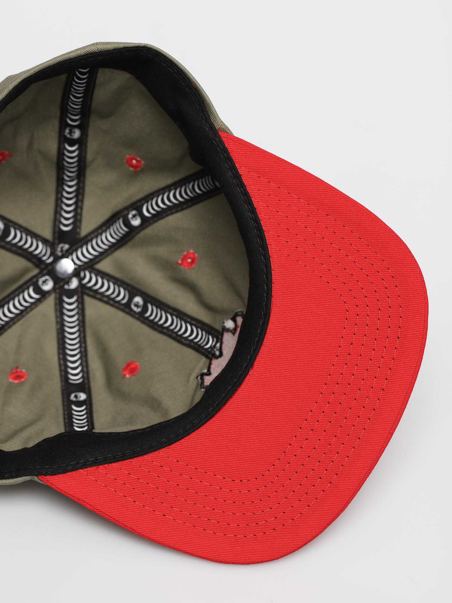 Czapka z daszkiem Spitfire Adj Bh Fill Snap ZD (khaki/red)