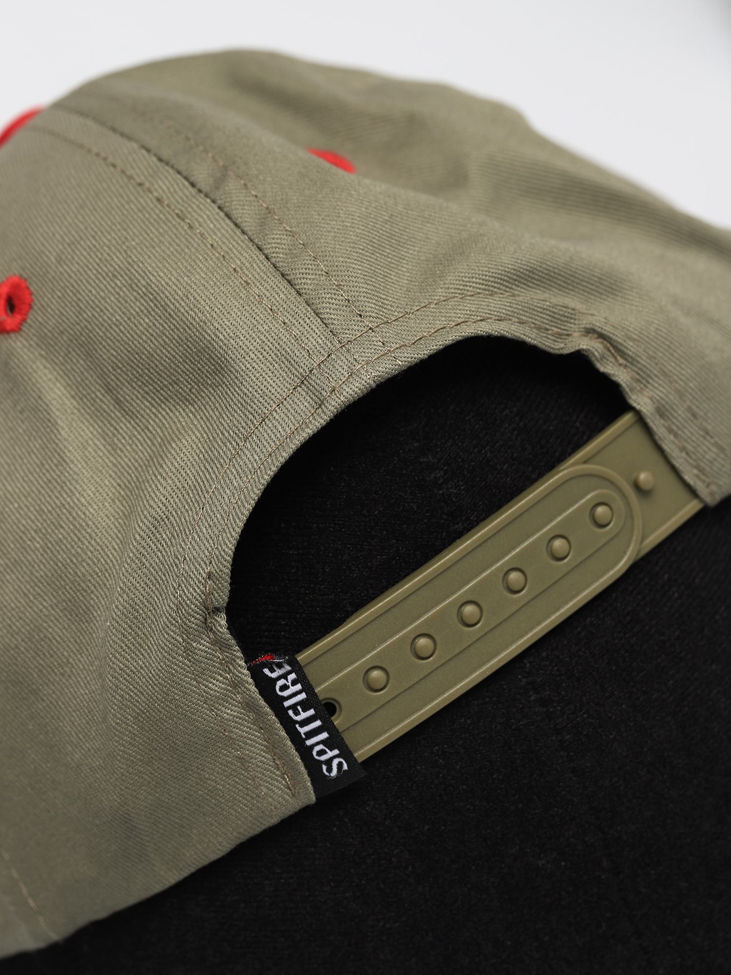 Czapka z daszkiem Spitfire Adj Bh Fill Snap ZD (khaki/red)
