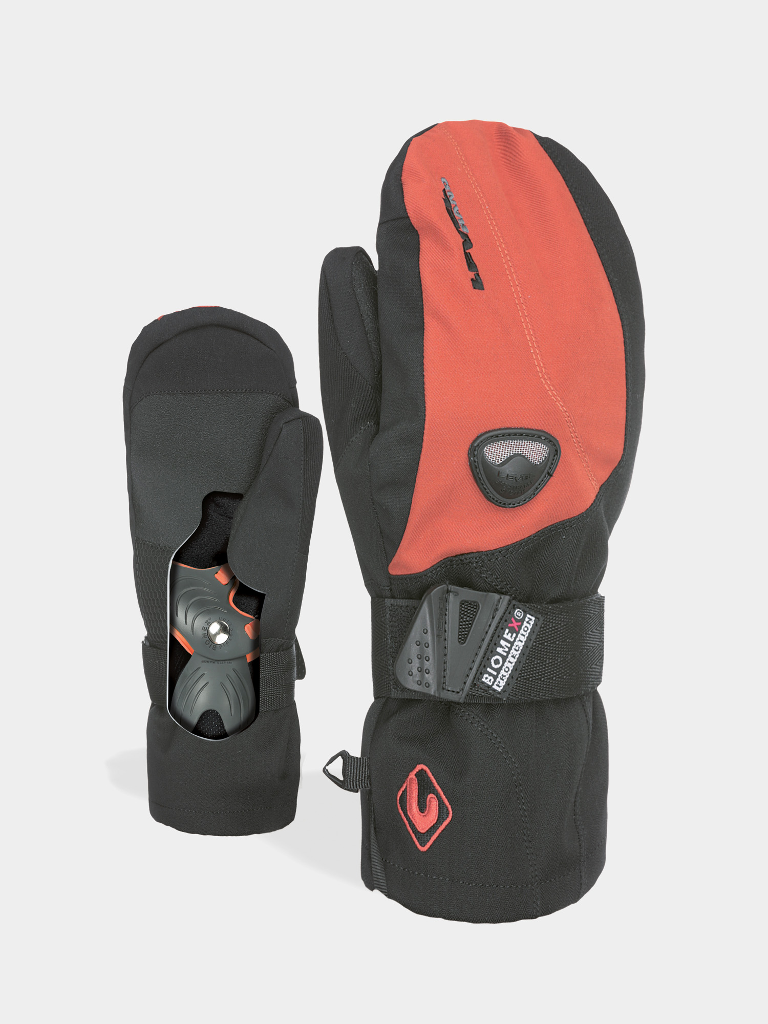 Rękawice Level Fly Jr Mitt (pk brown)