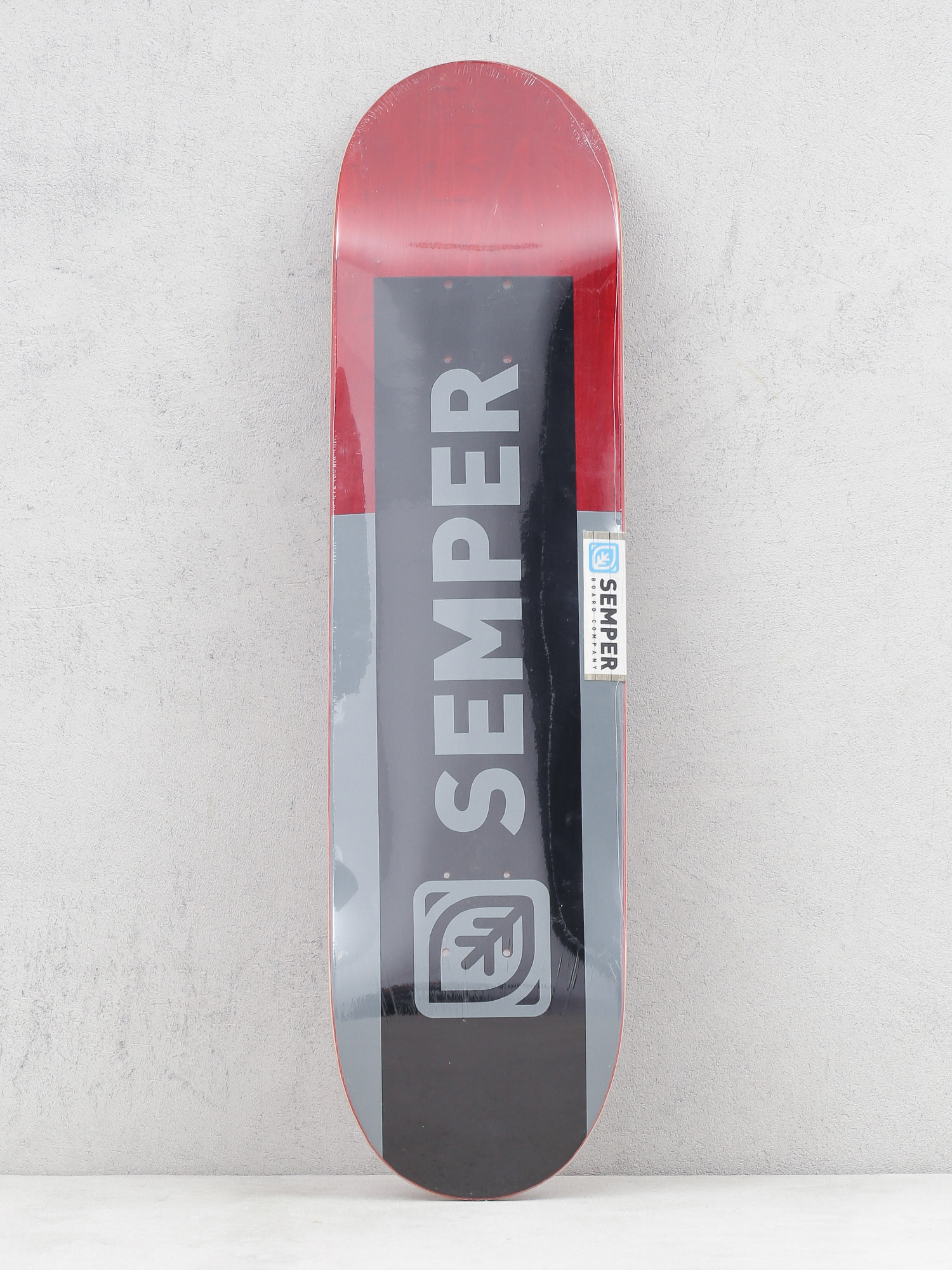 Deck Semper Skateboards Wood Logo (grey)