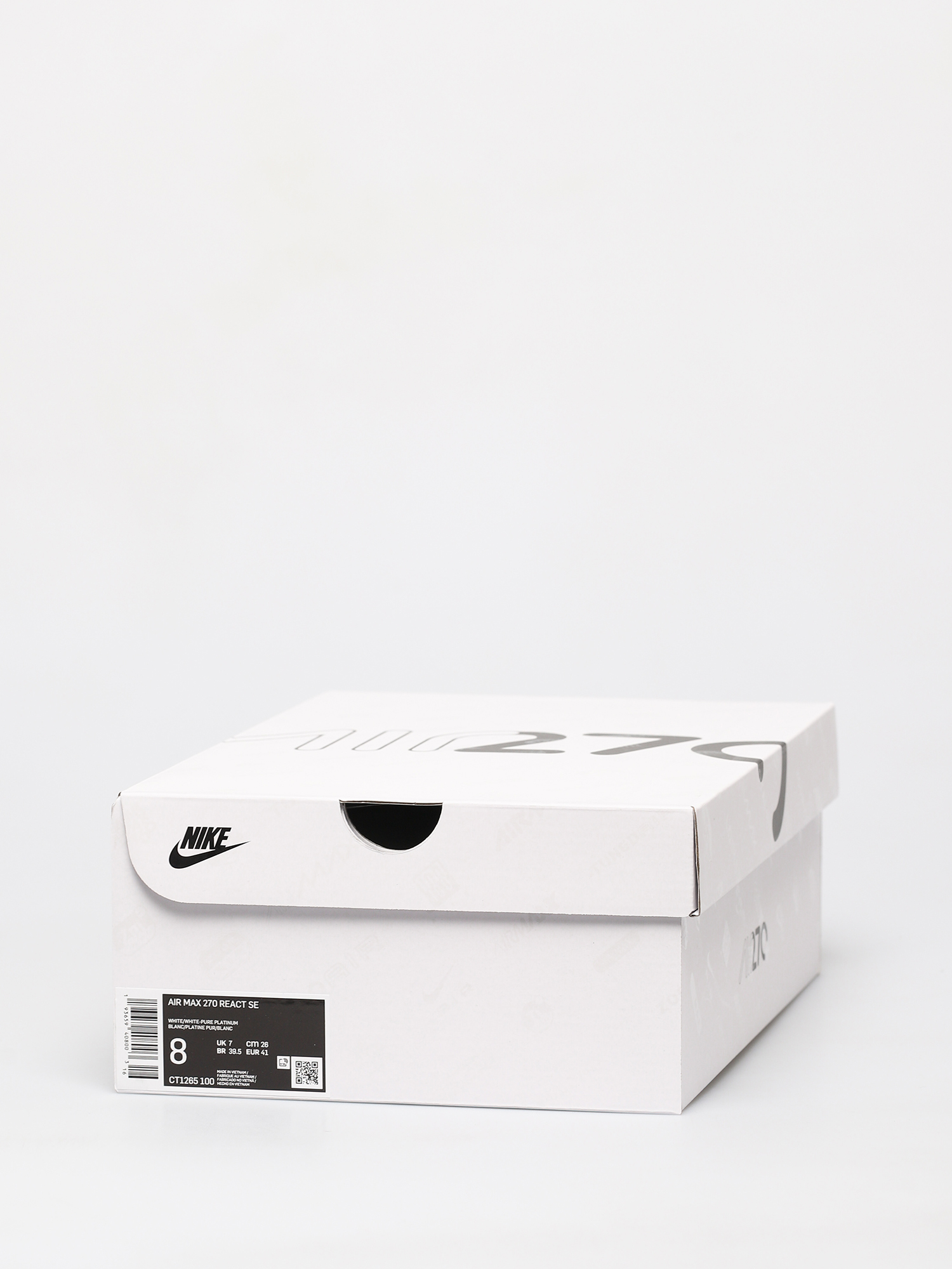 Buty Nike Air Max 270 React Se (white/white pure platinum indigo fog)