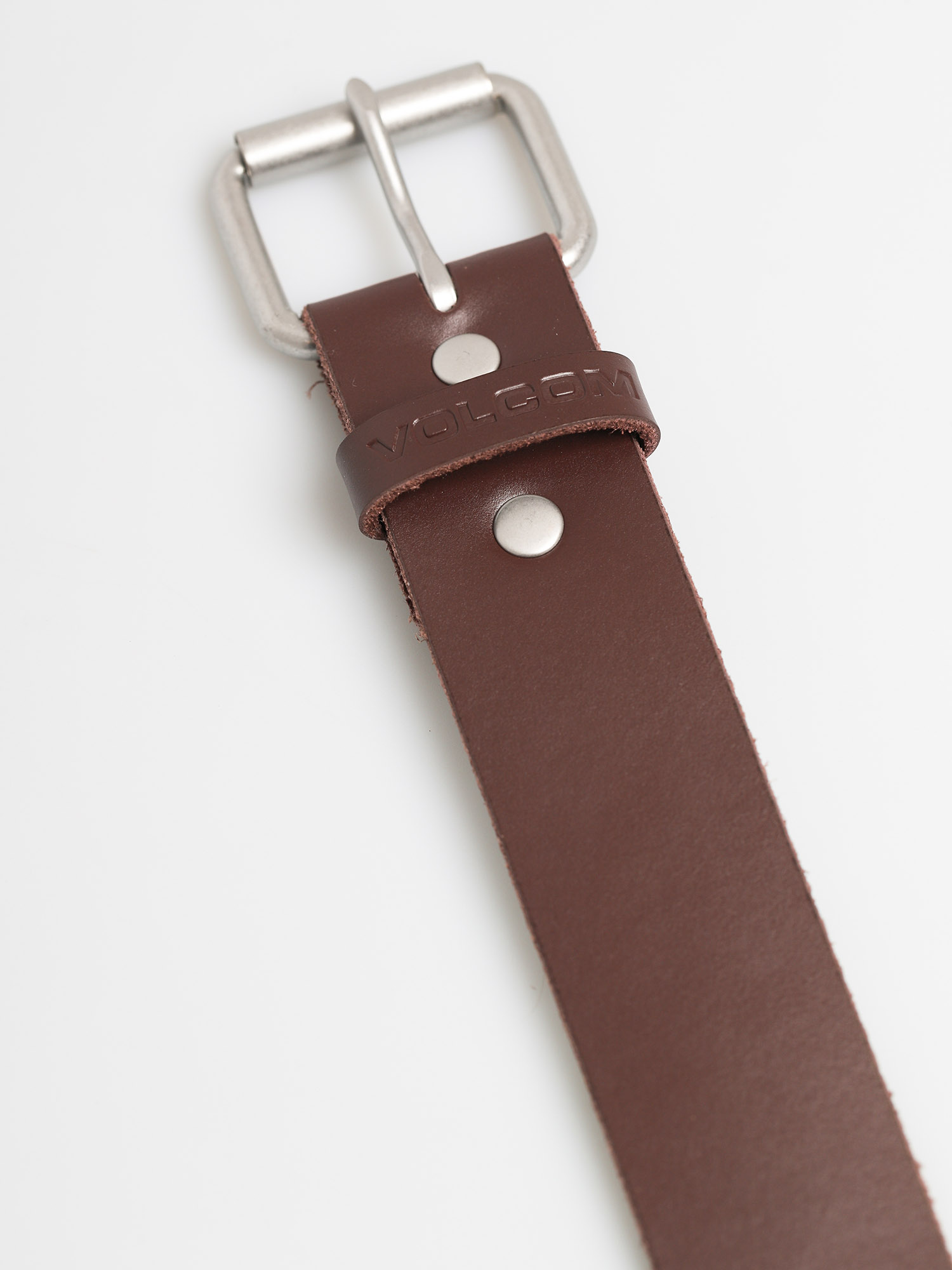 Pasek Volcom Straight Lth (brown)