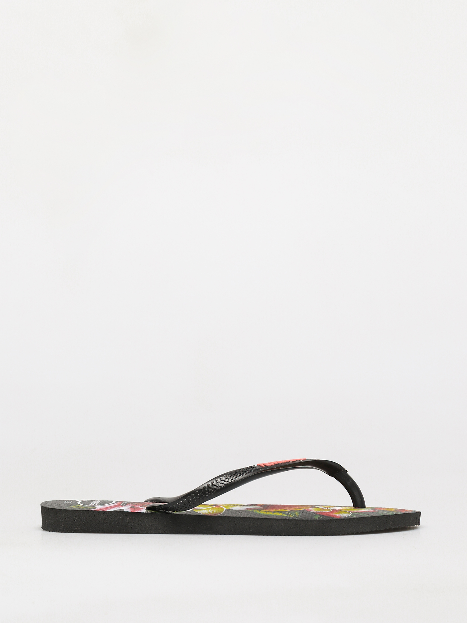 Japonki Havaianas Hav Slim Floral Wmn (black/black)