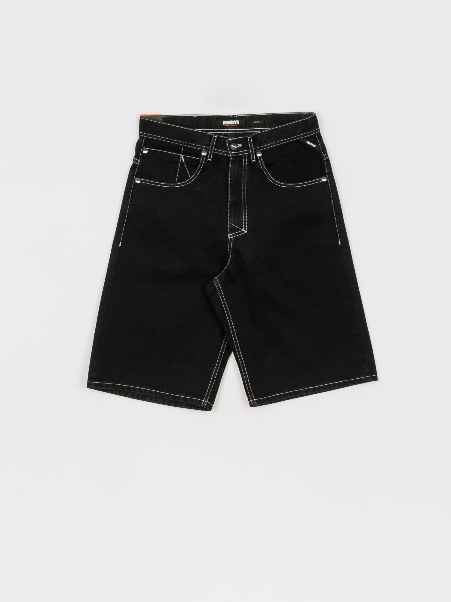Szorty MassDnm Craft Jeans (black rinse)