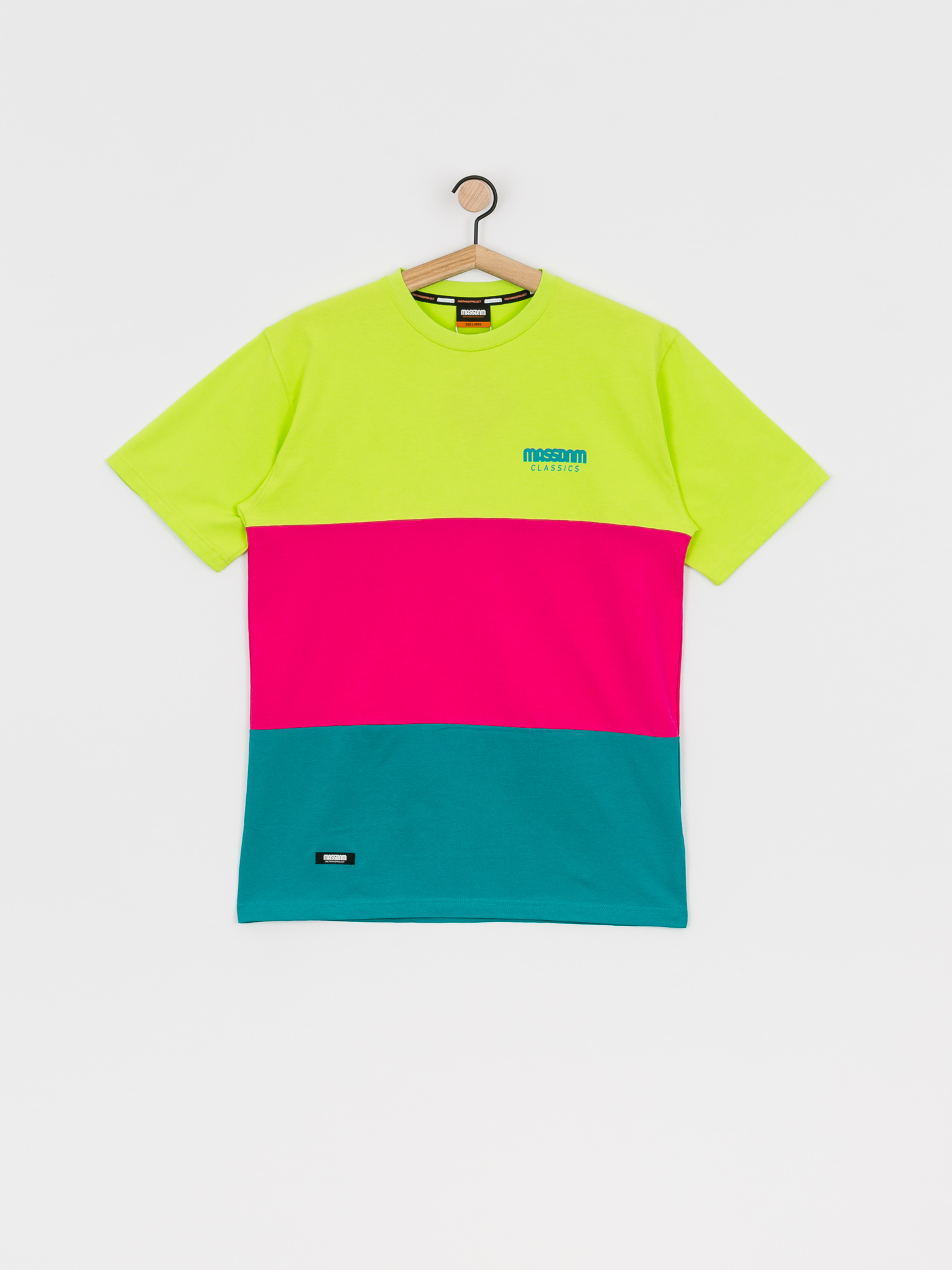 T-shirt MassDnm Zone (mint/magenta/yellow)
