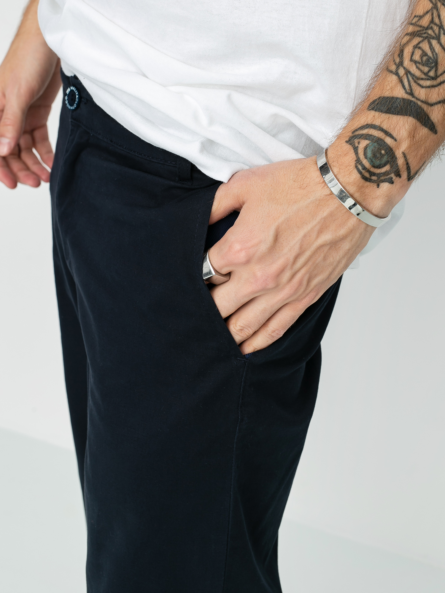 Spodnie Malita Chino Loose (navy)