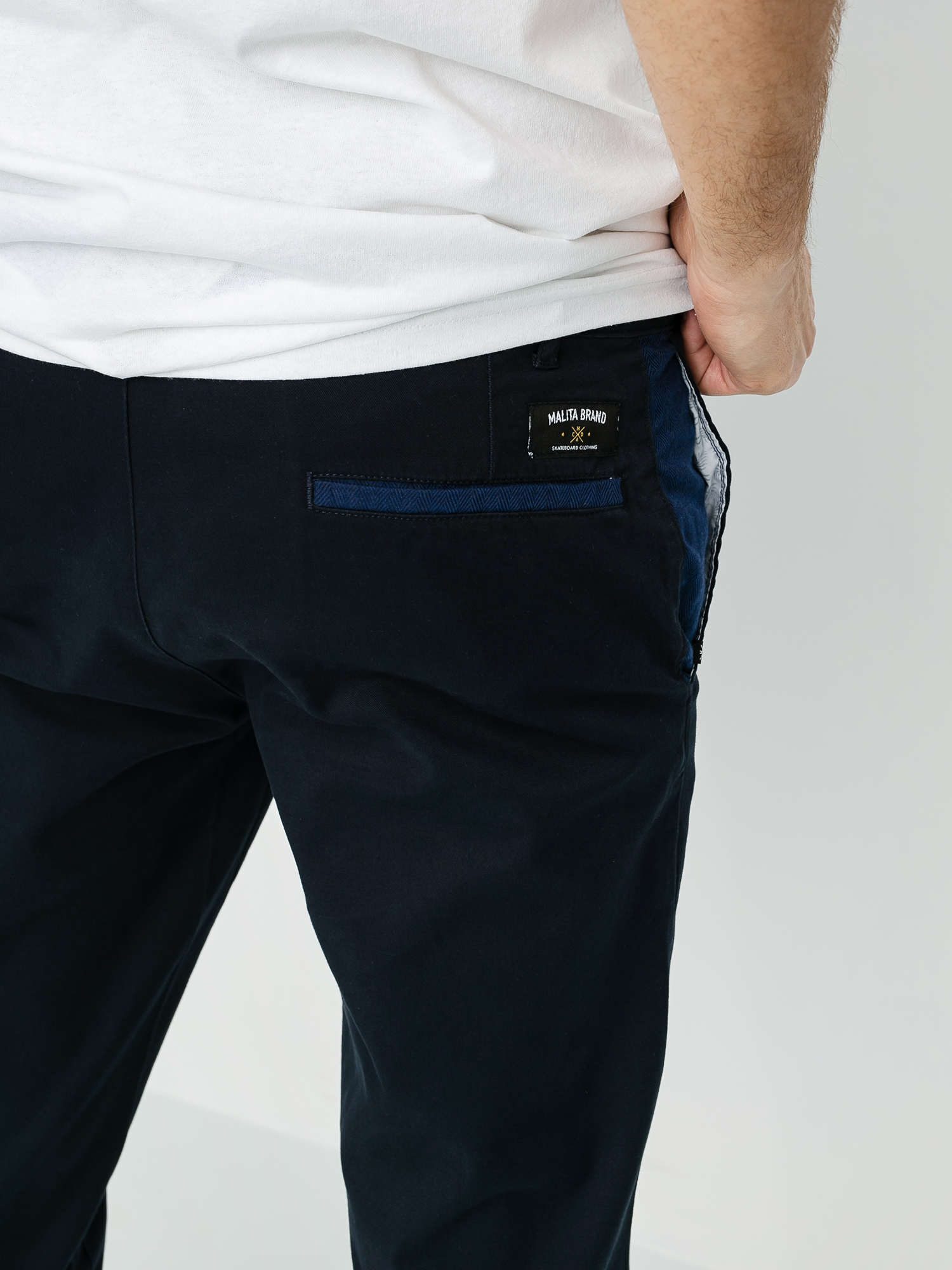 Spodnie Malita Chino Loose (navy)