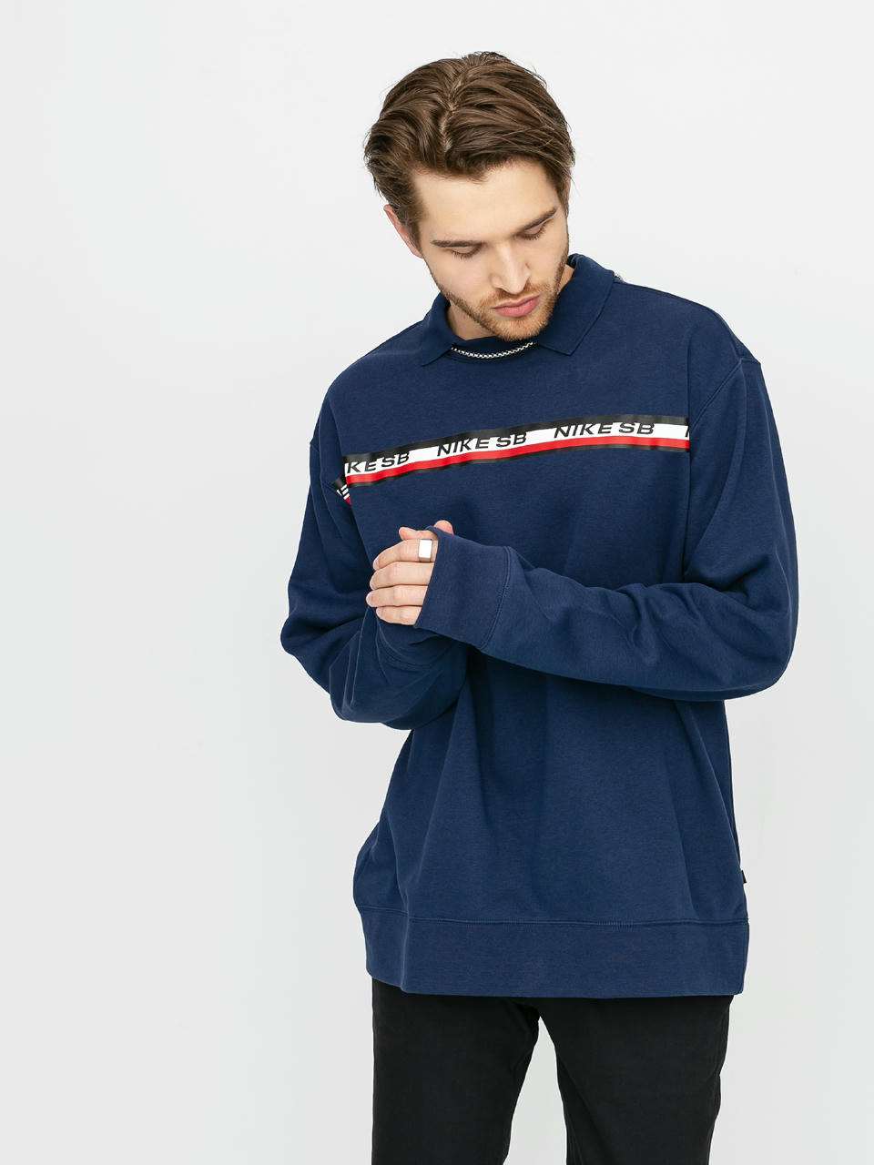 Bluza Nike SB Stripe (midnight navy)