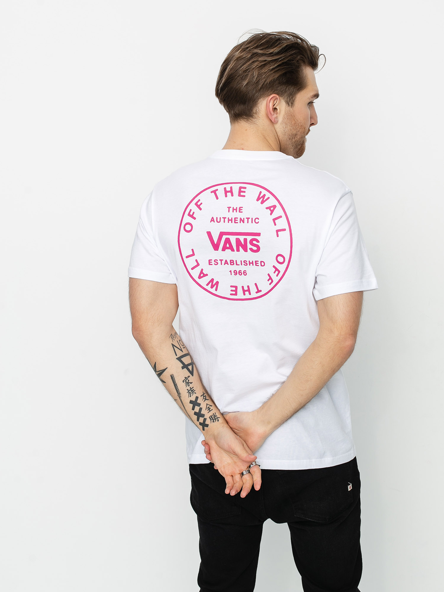 T-shirt Vans Old Skool Circle (white)