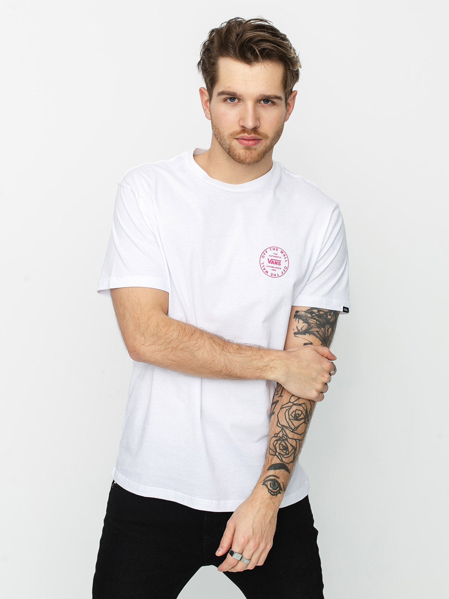 T-shirt Vans Old Skool Circle (white)