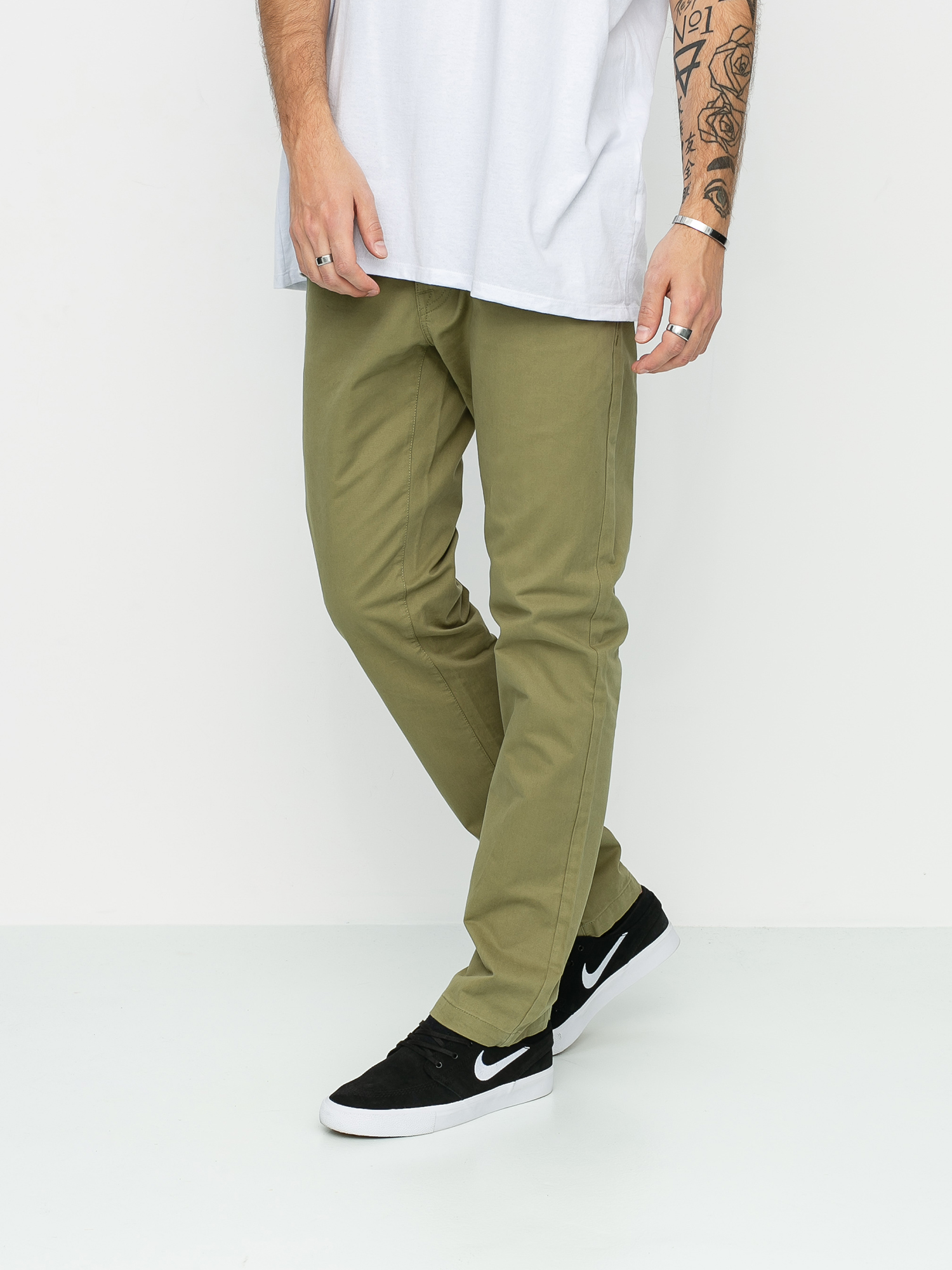 Spodnie Volcom Frickin Slim Chino (mossstone)