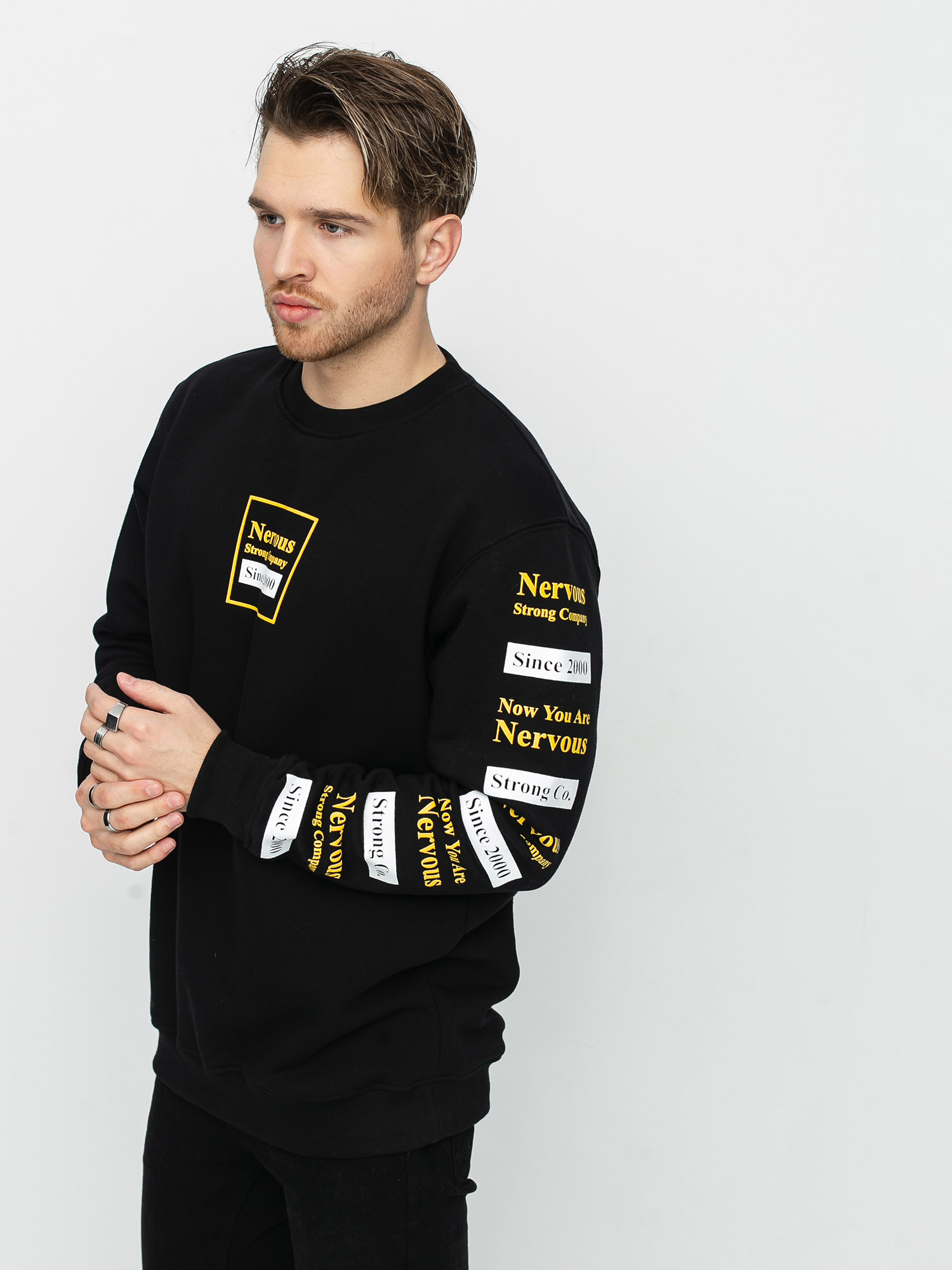 Bluza Nervous Repeat (black)