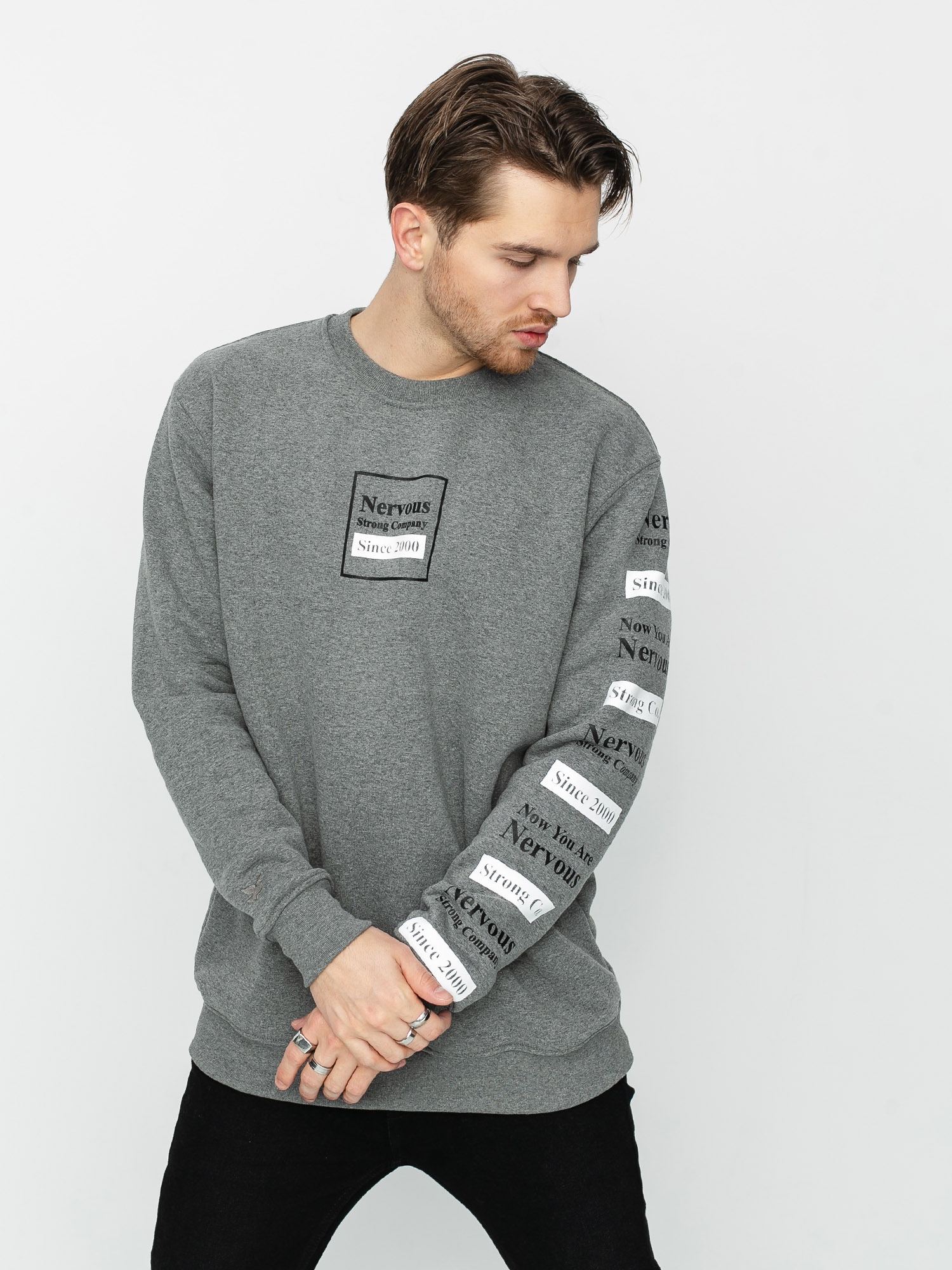 Bluza Nervous Repeat (grey)