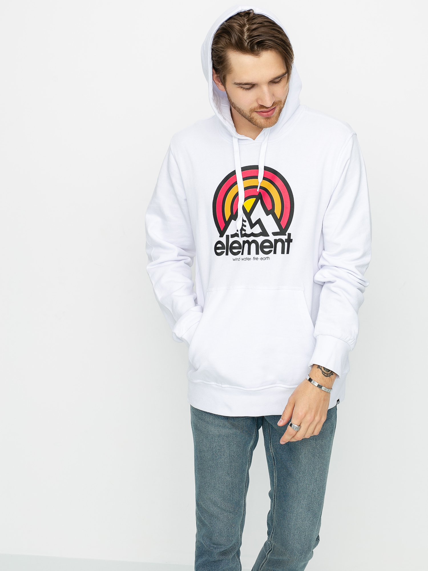 Bluza z kapturem Element Sonata Ft HD (optic white)